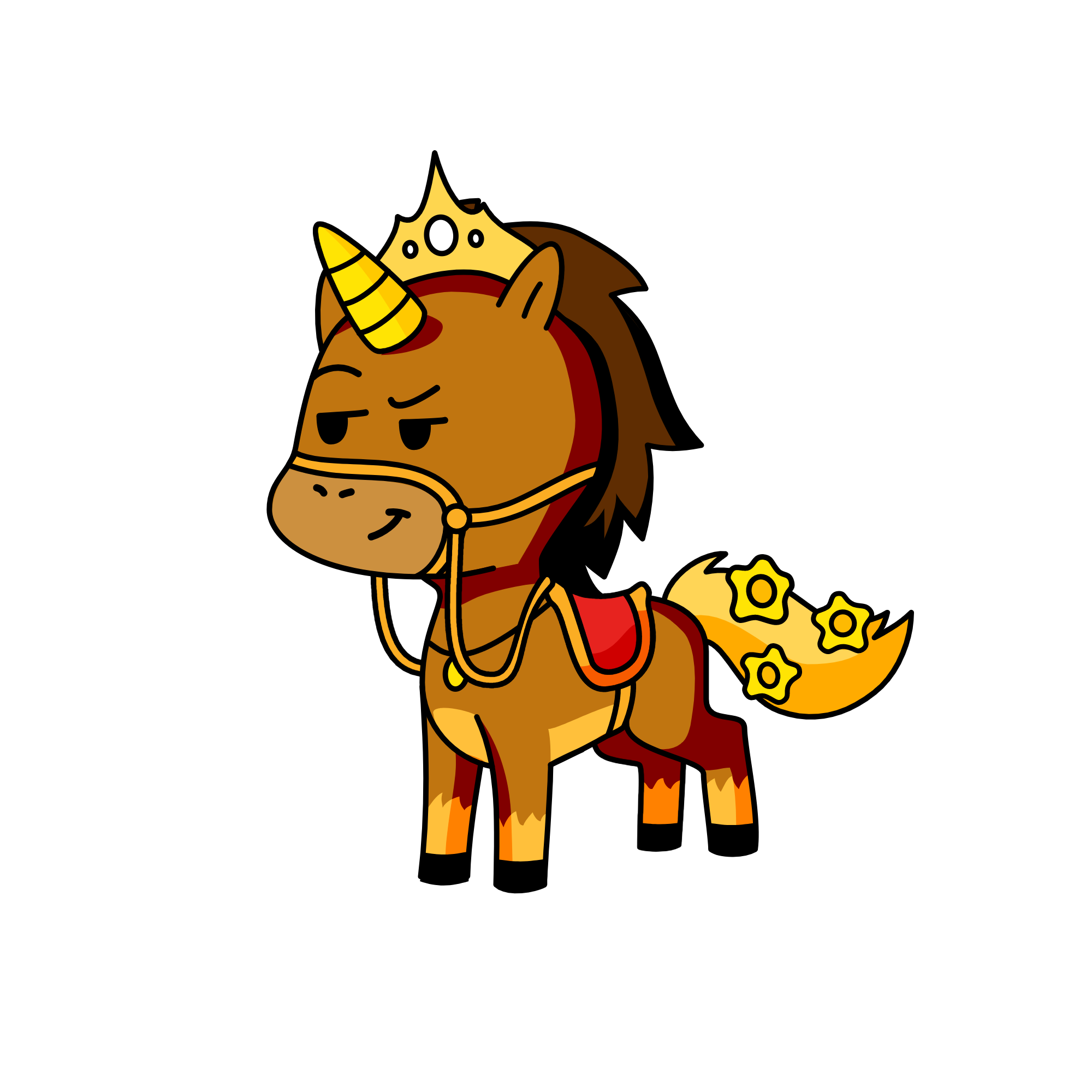 queen averally, the unicorn
