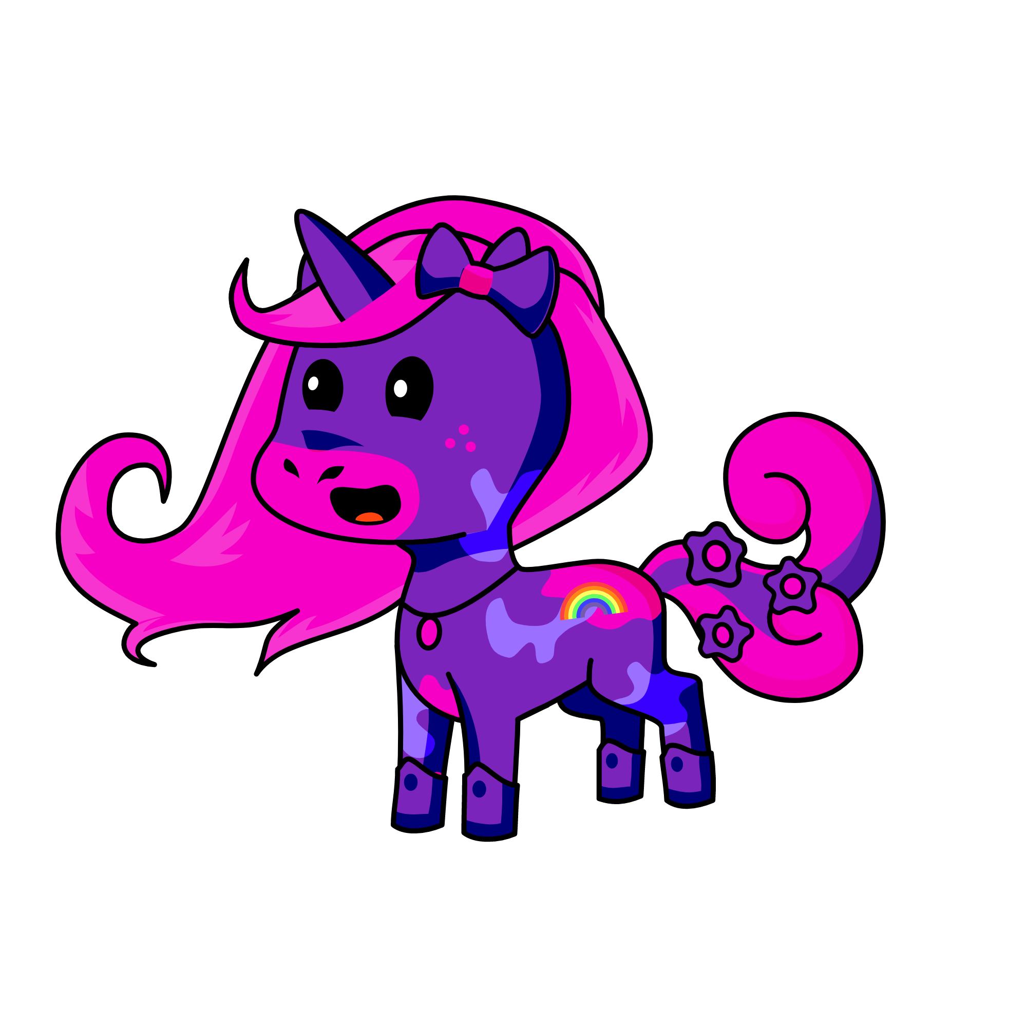 📍 pop pink, the unicorn