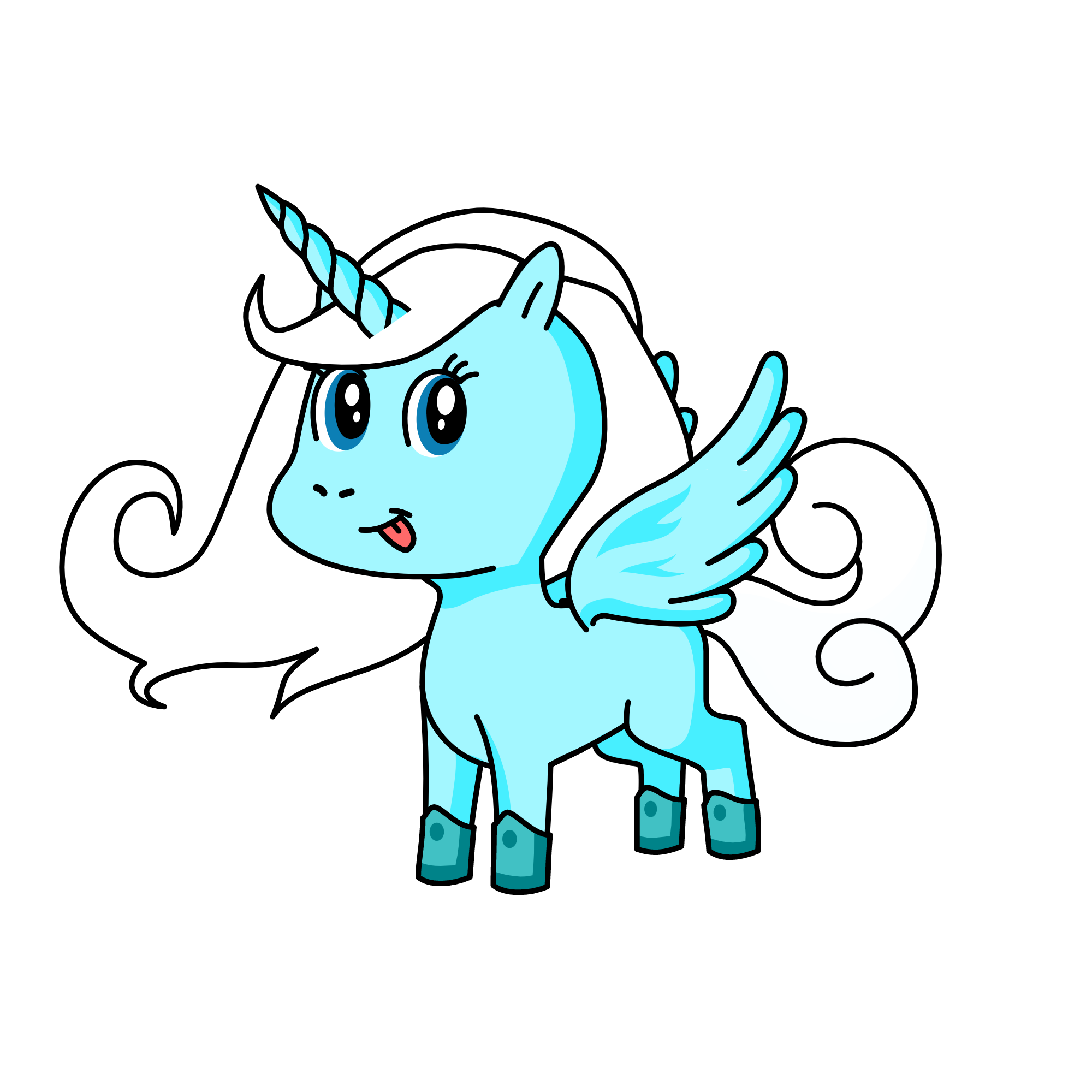 Cloud, the unicorn
