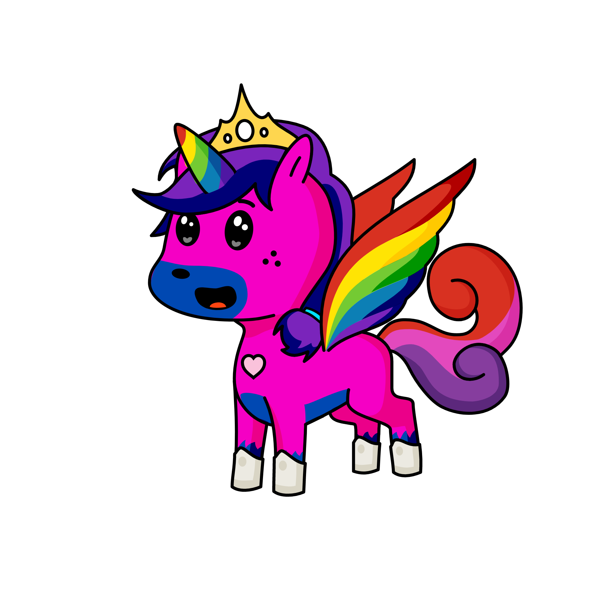 KRALİÇE, the unicorn