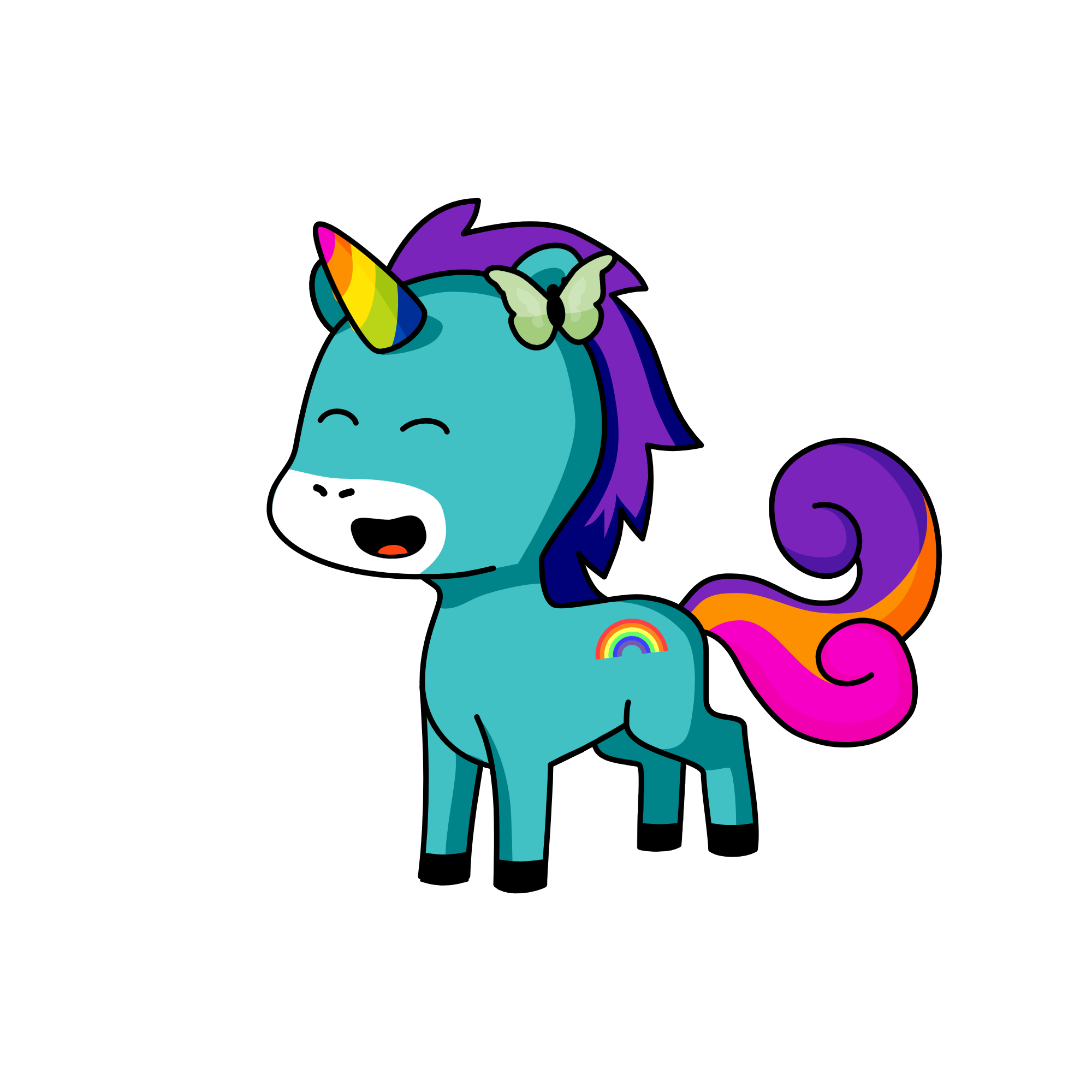 Fluffs, the unicorn