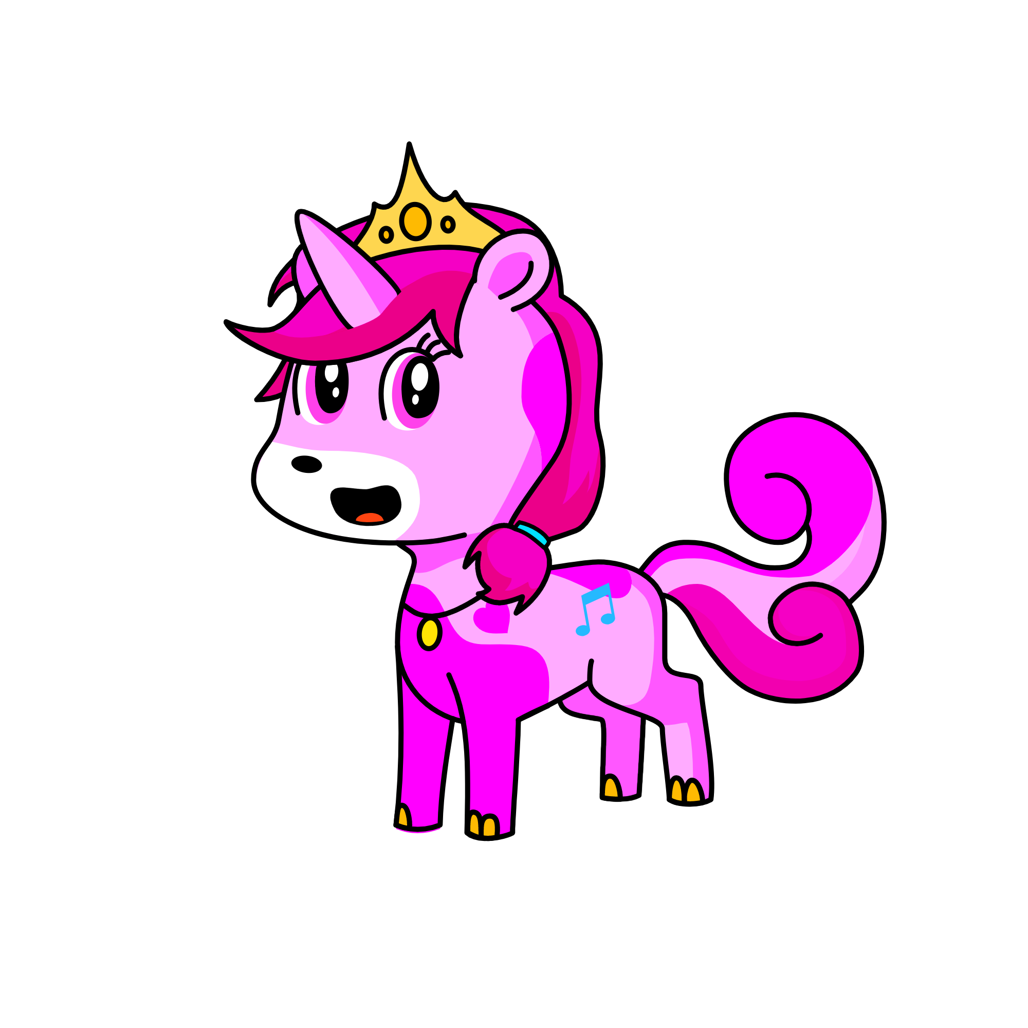 Pinkie, the unicorn