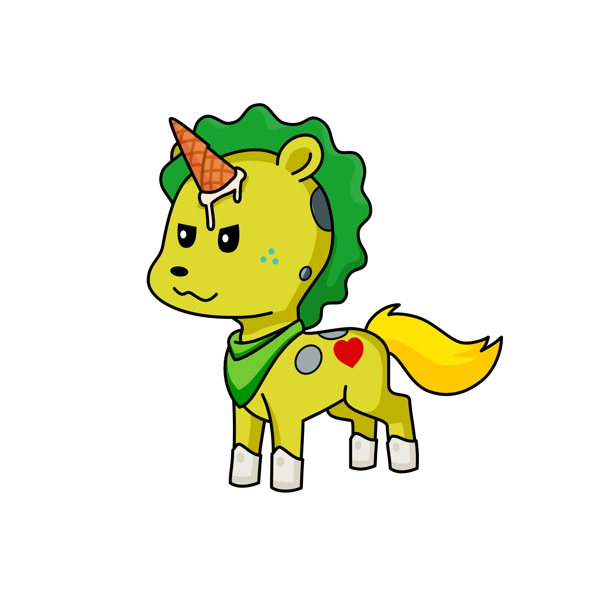 The worst unicorn ever , the unicorn