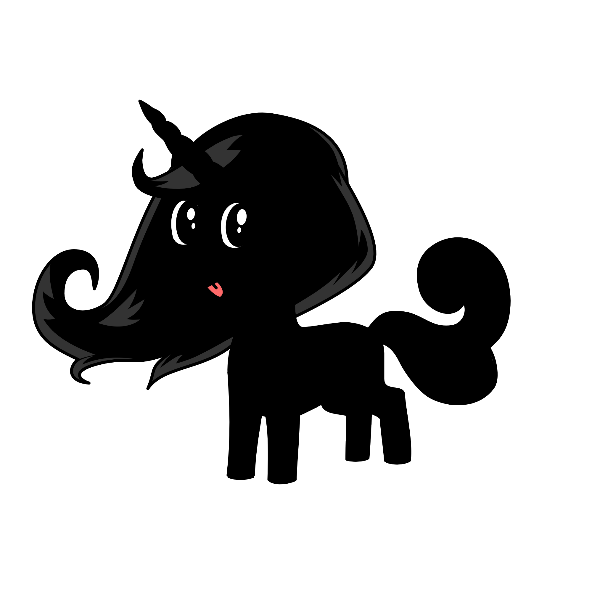 Shadow, the unicorn