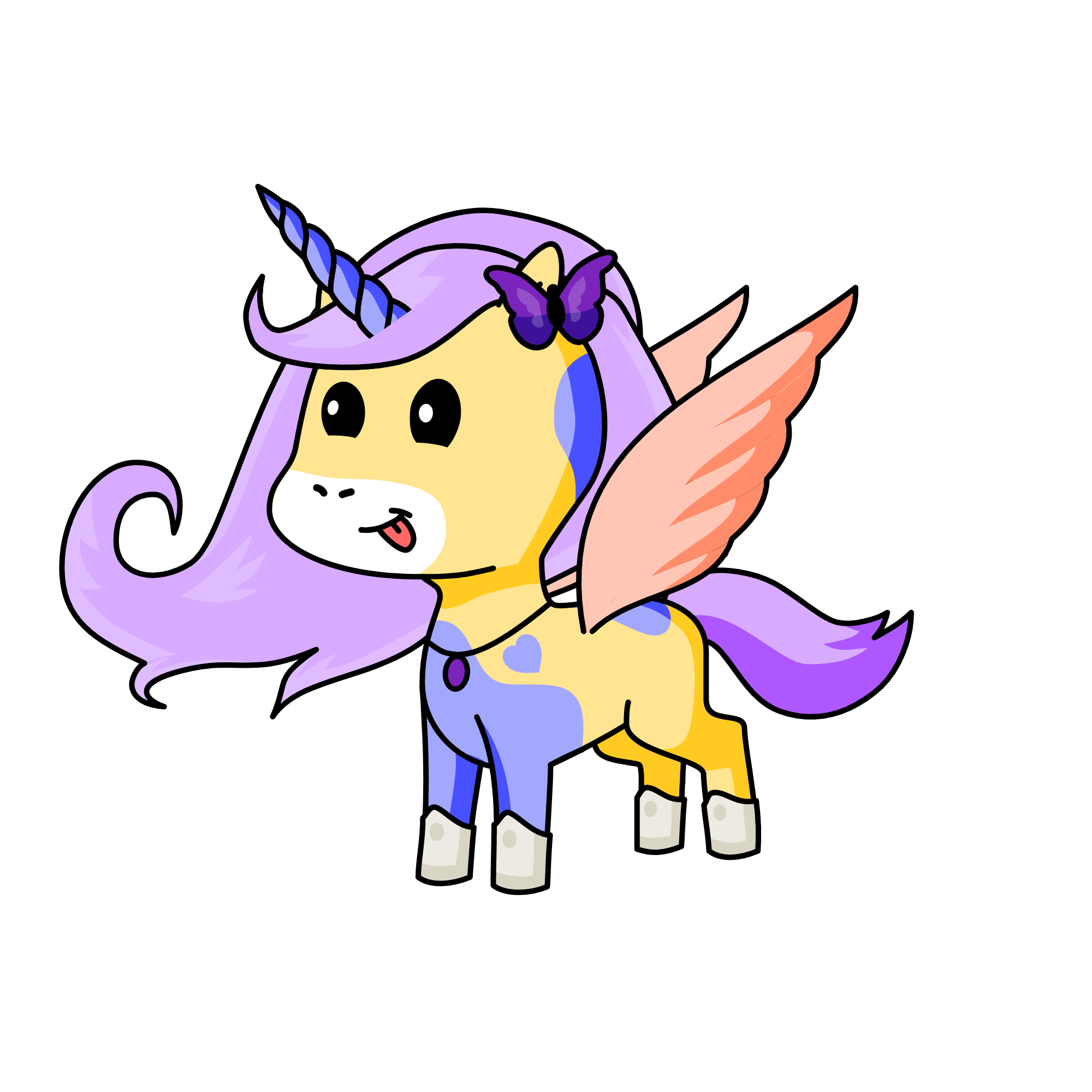 Rose, the unicorn
