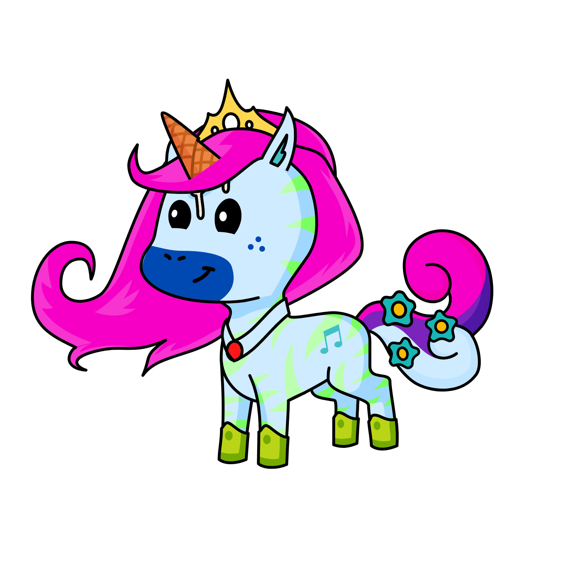 π, the unicorn