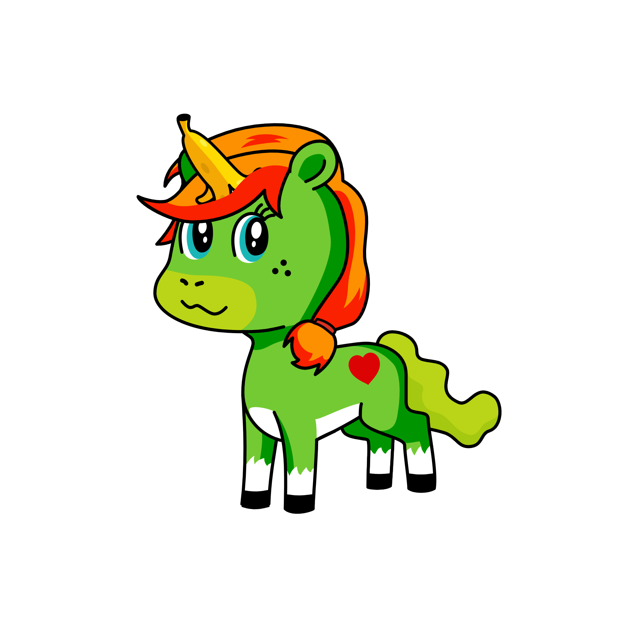 I LOVE UNICORN DAY, the unicorn