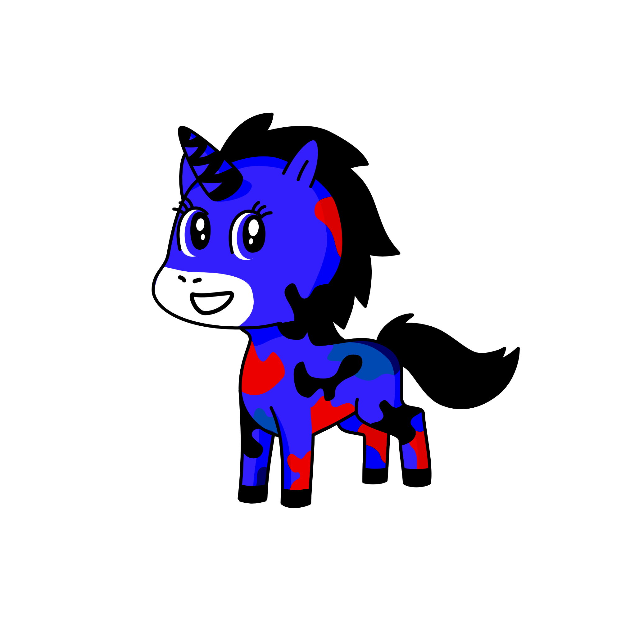 Vaune, the unicorn