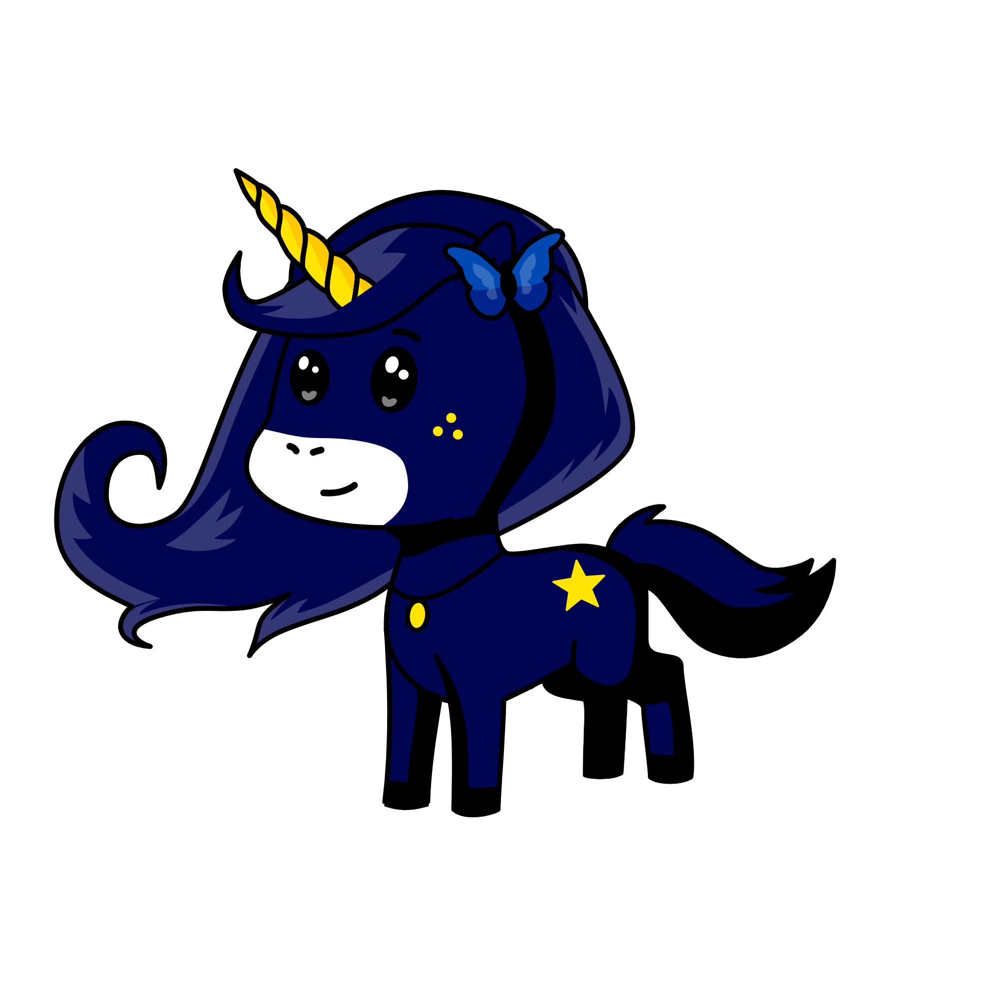 Luna, the unicorn