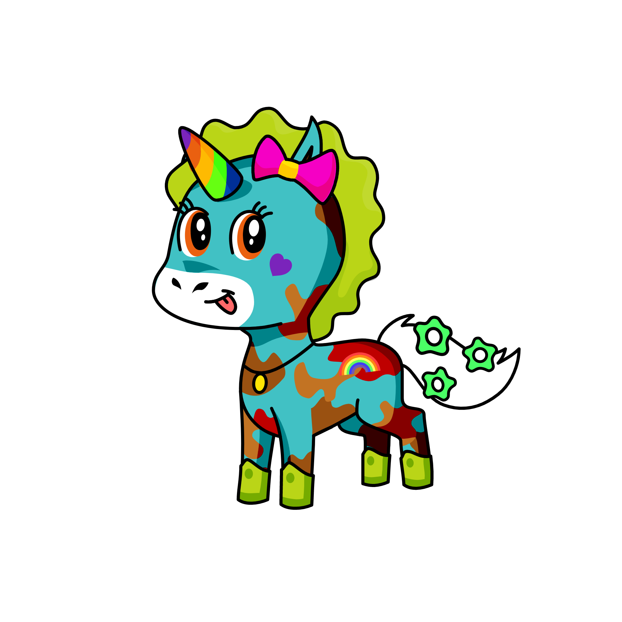 Poo Poo, the unicorn