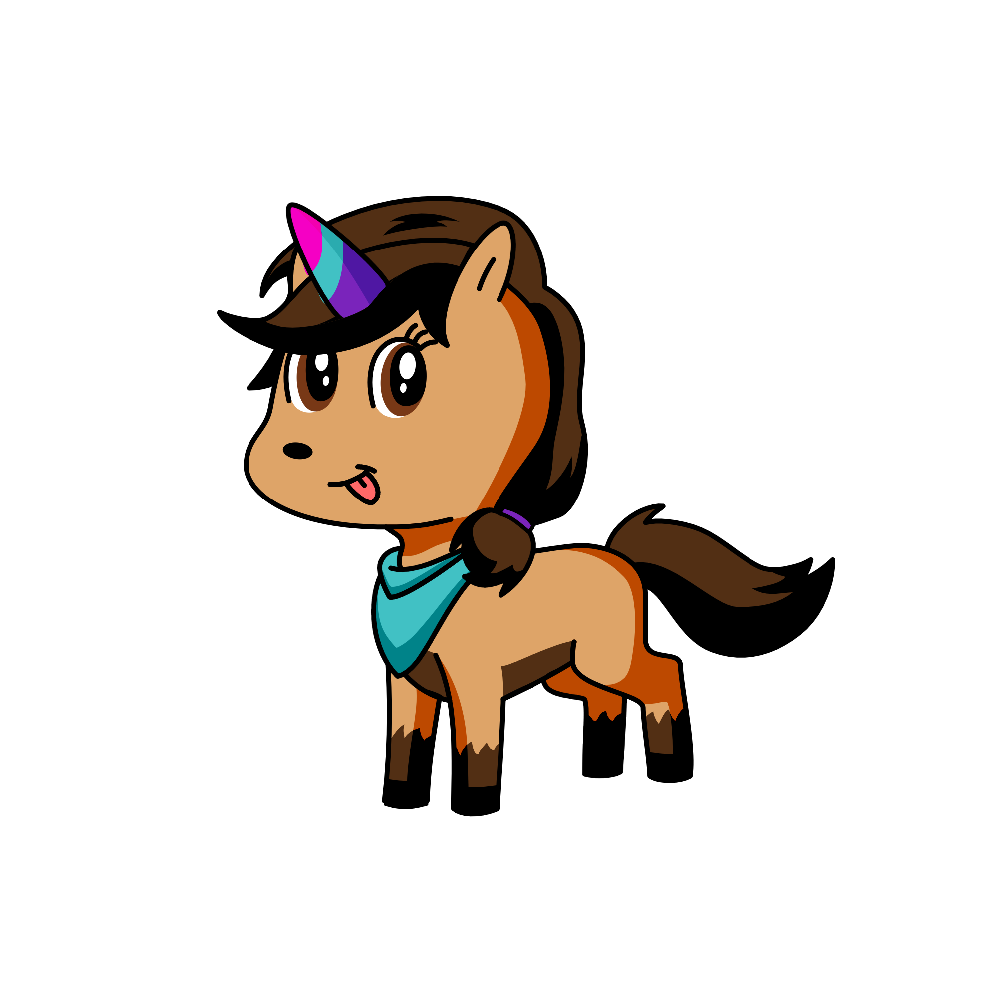 b, the unicorn