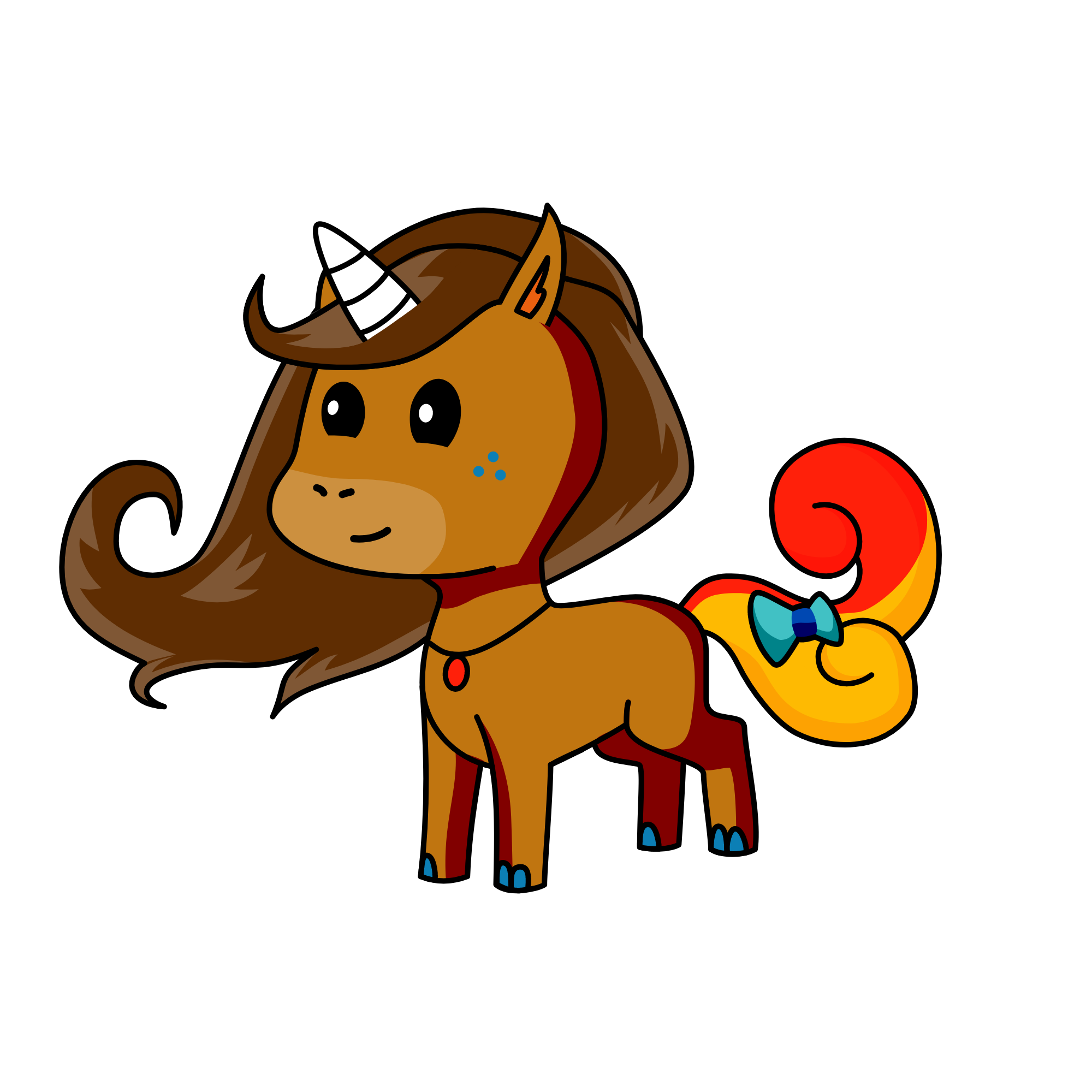 Rosy, the unicorn
