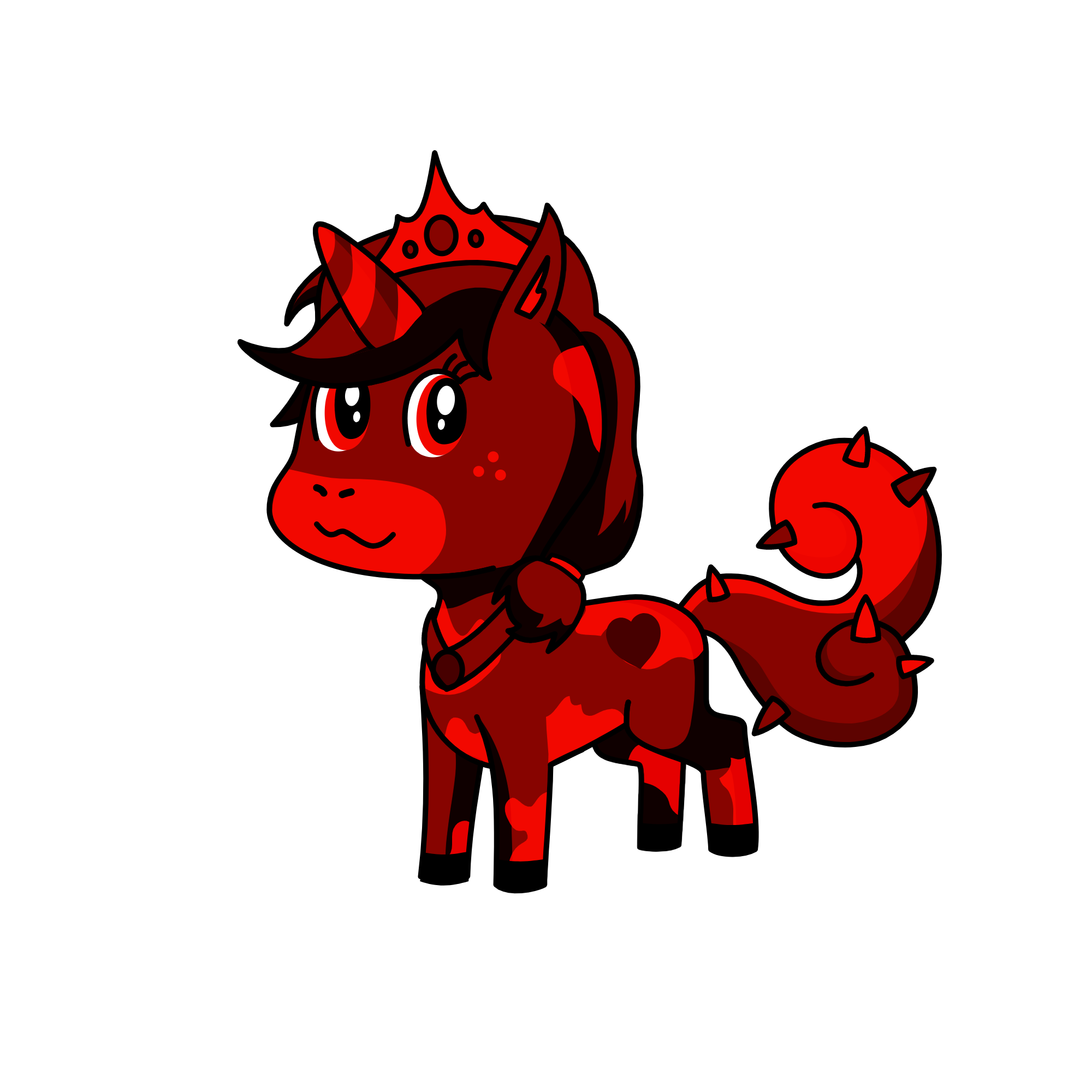 Bloo dee, the unicorn