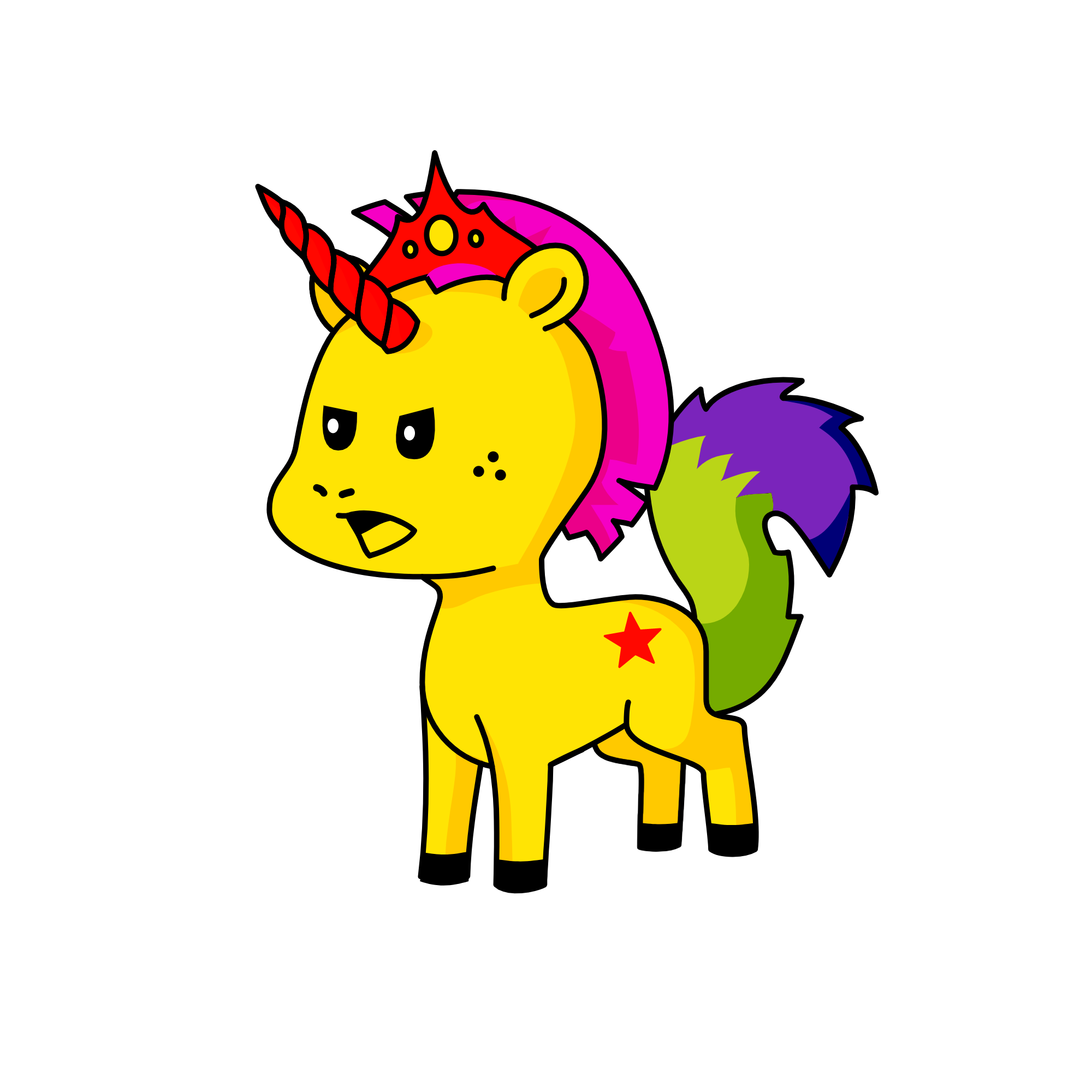 Maddy (the most mad unicorn!), the unicorn