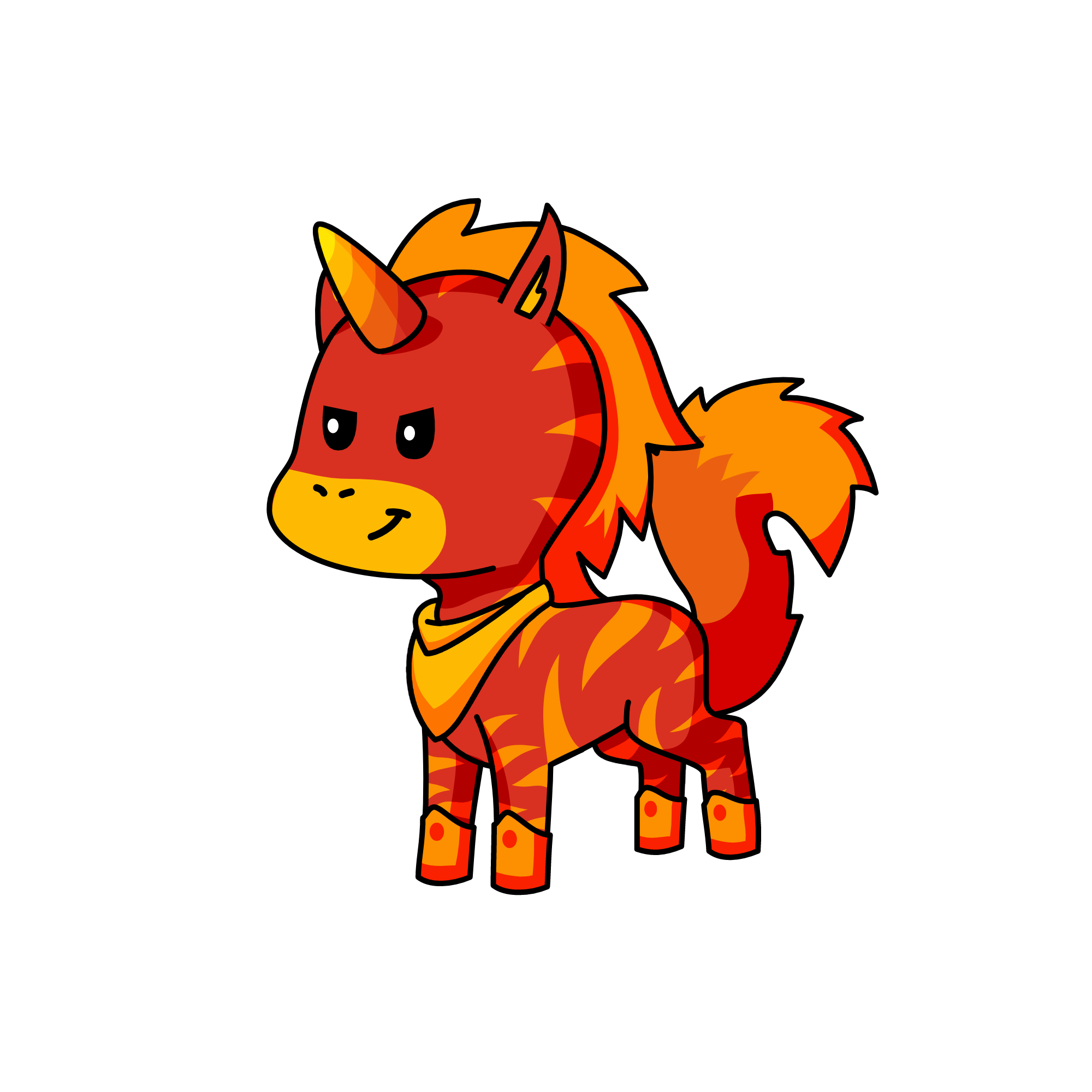 F, the unicorn
