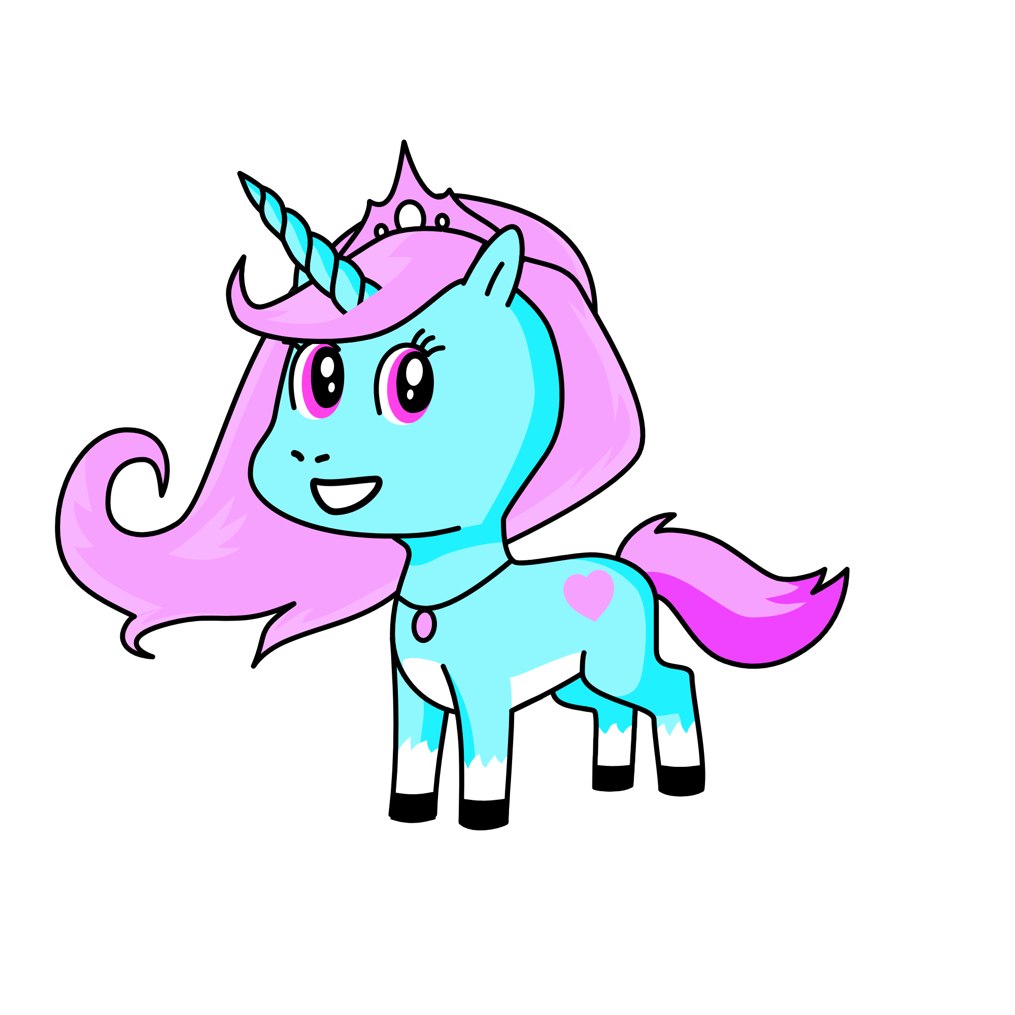Ice Frost, the unicorn