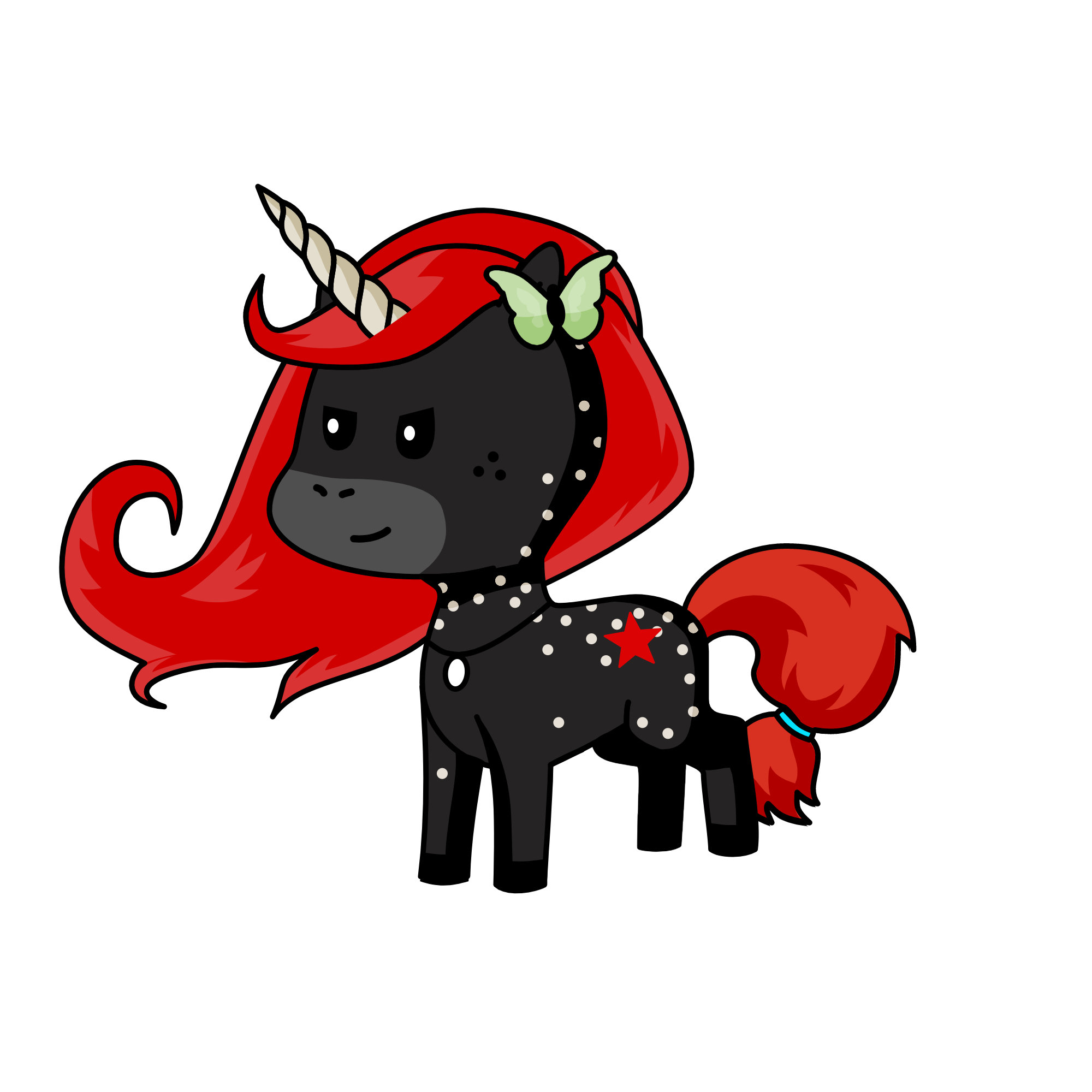 evilcorn, the unicorn