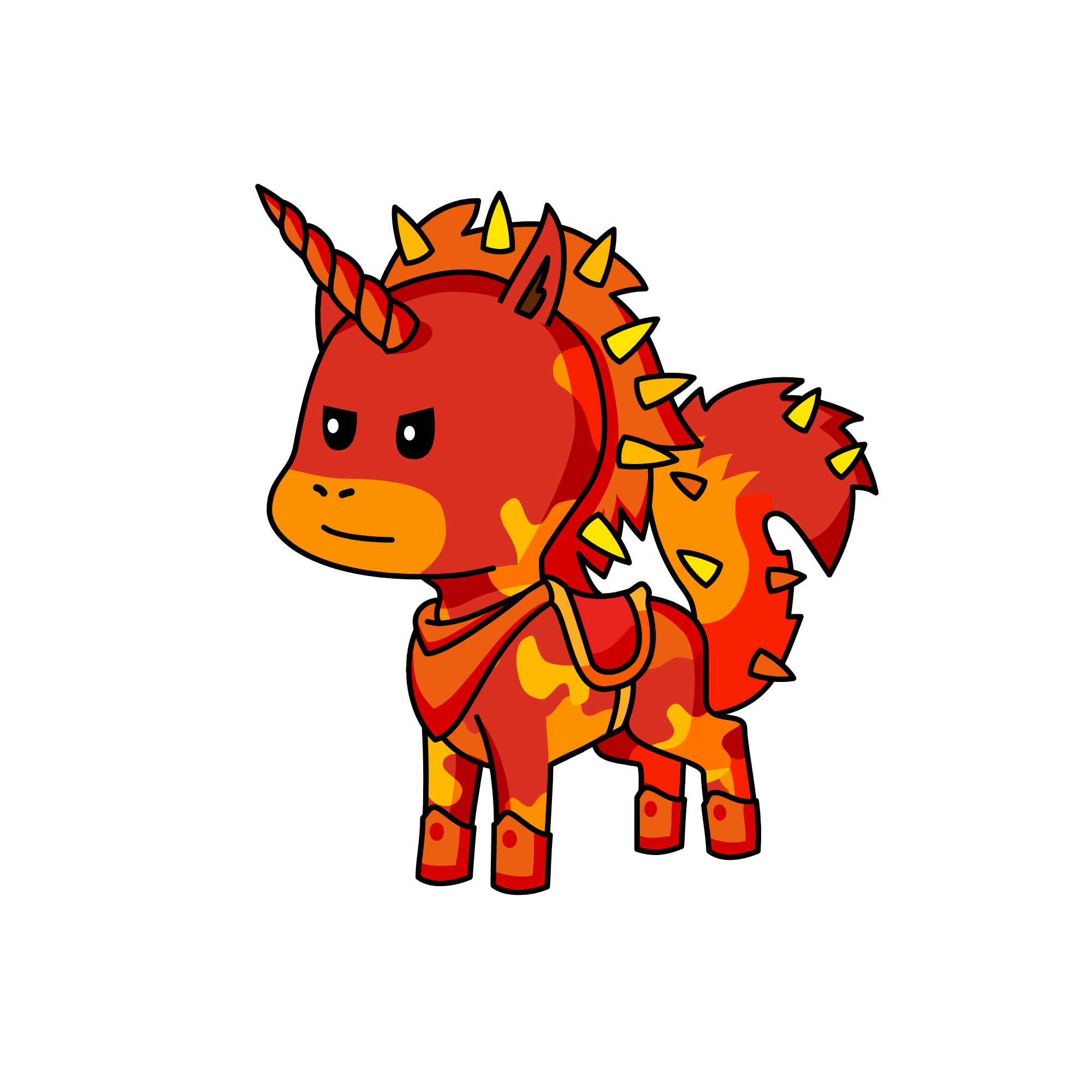 rodan the fire demon, the unicorn