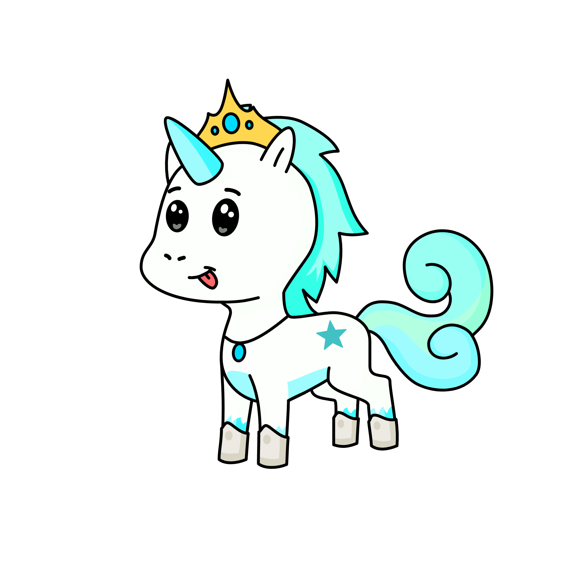 Snowy, the unicorn