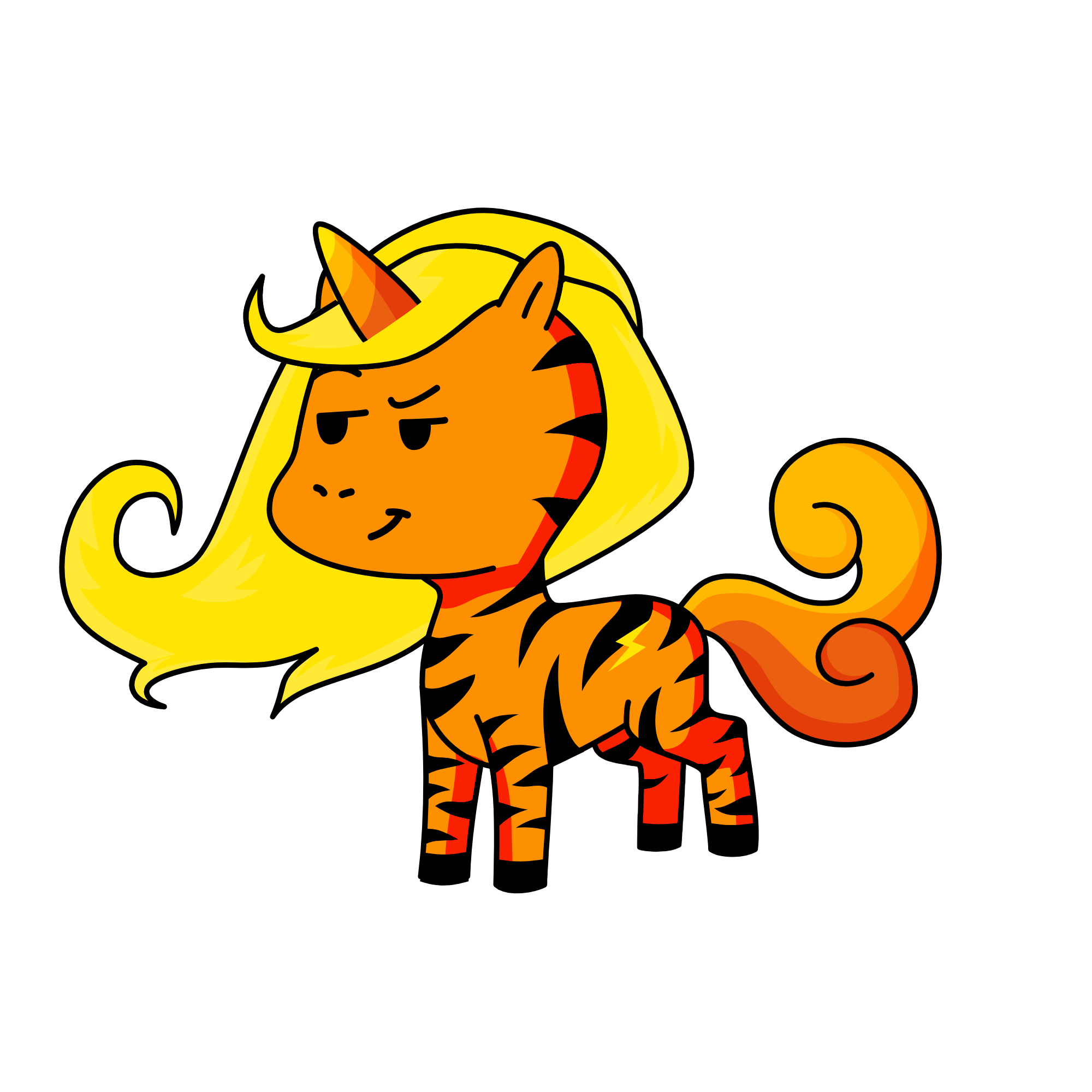 Lava, the unicorn