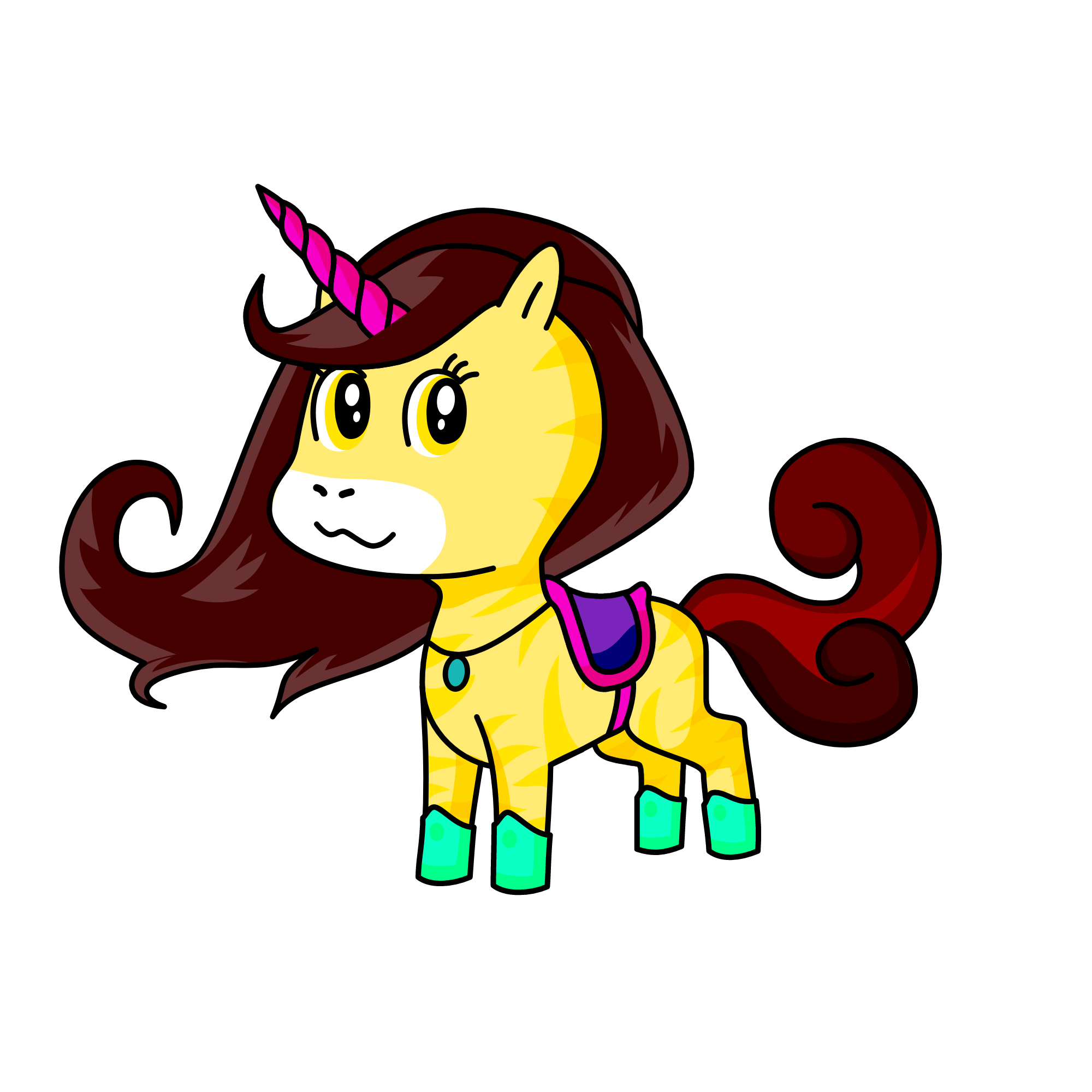 rose, the unicorn