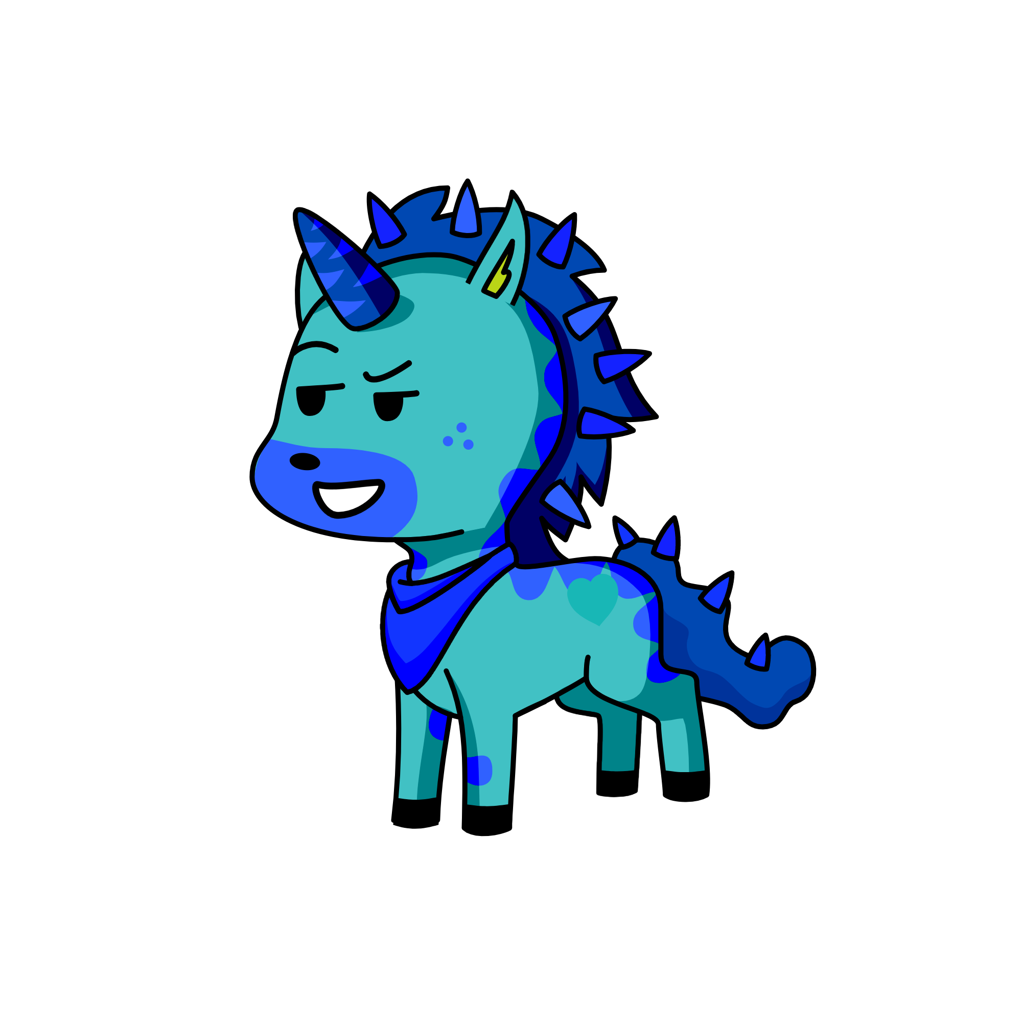 the water demon, the unicorn