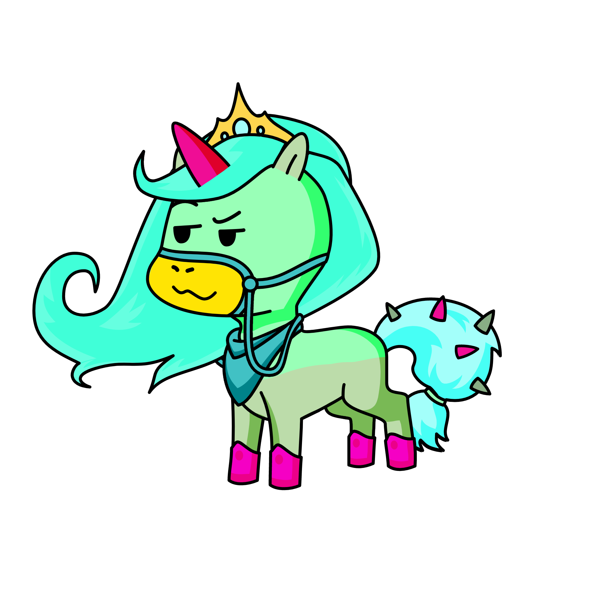 rose, the unicorn