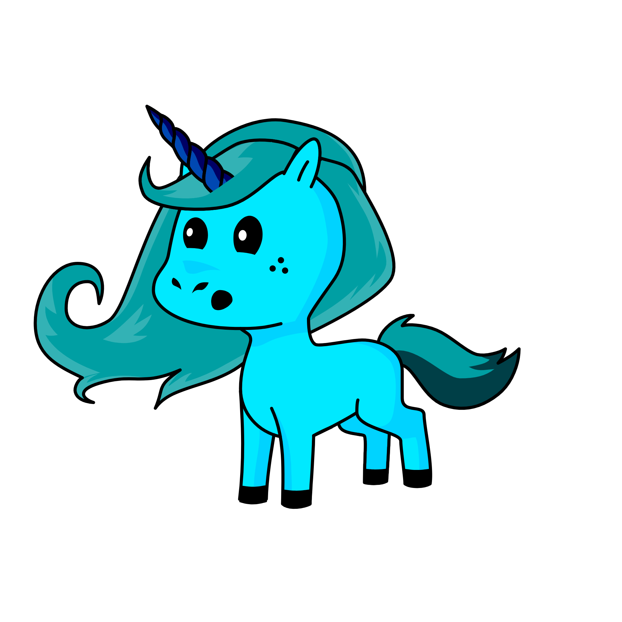 blace, the unicorn