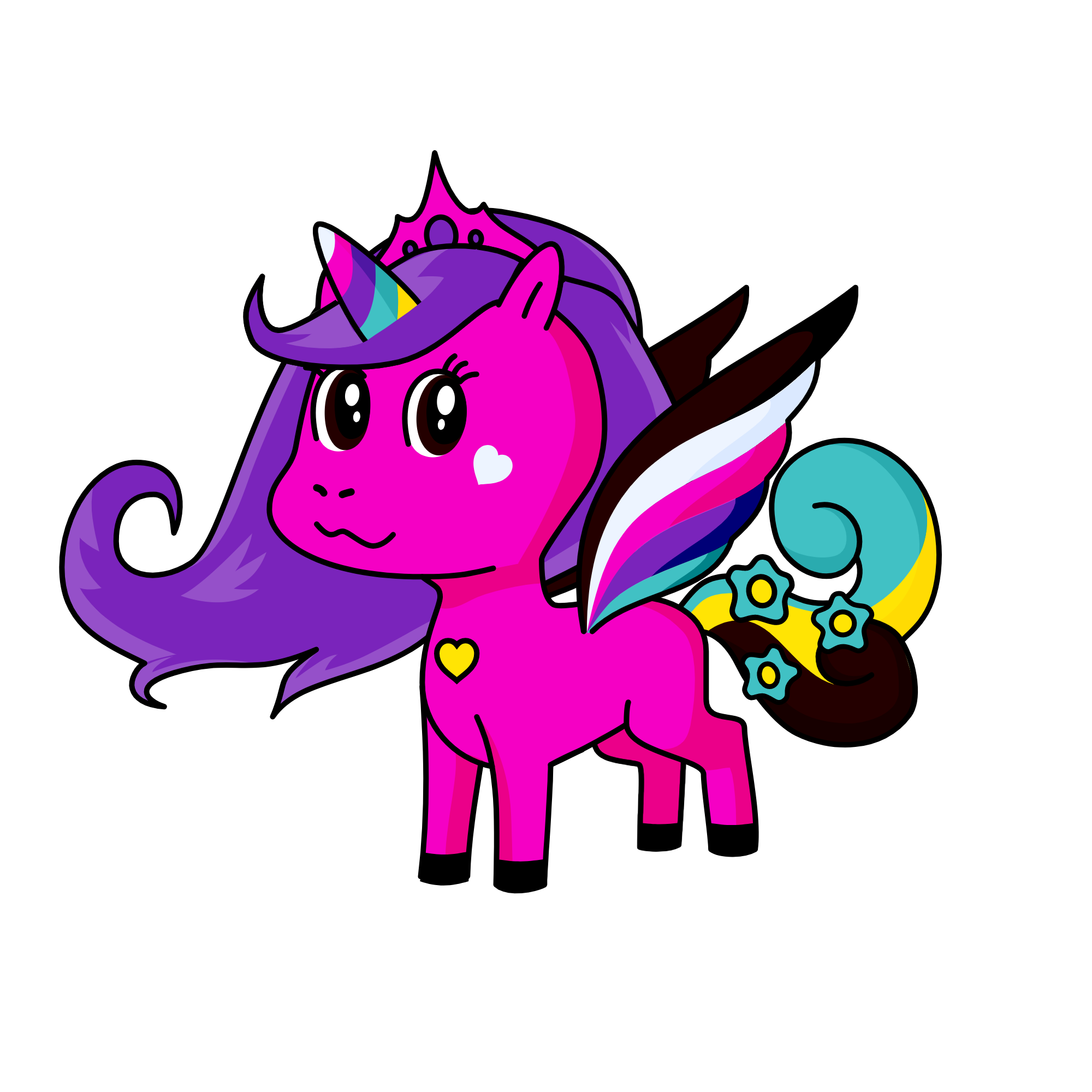 Maya, the unicorn