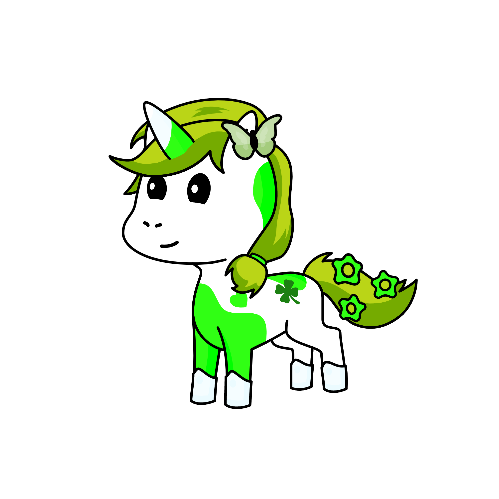 Splatter, the unicorn