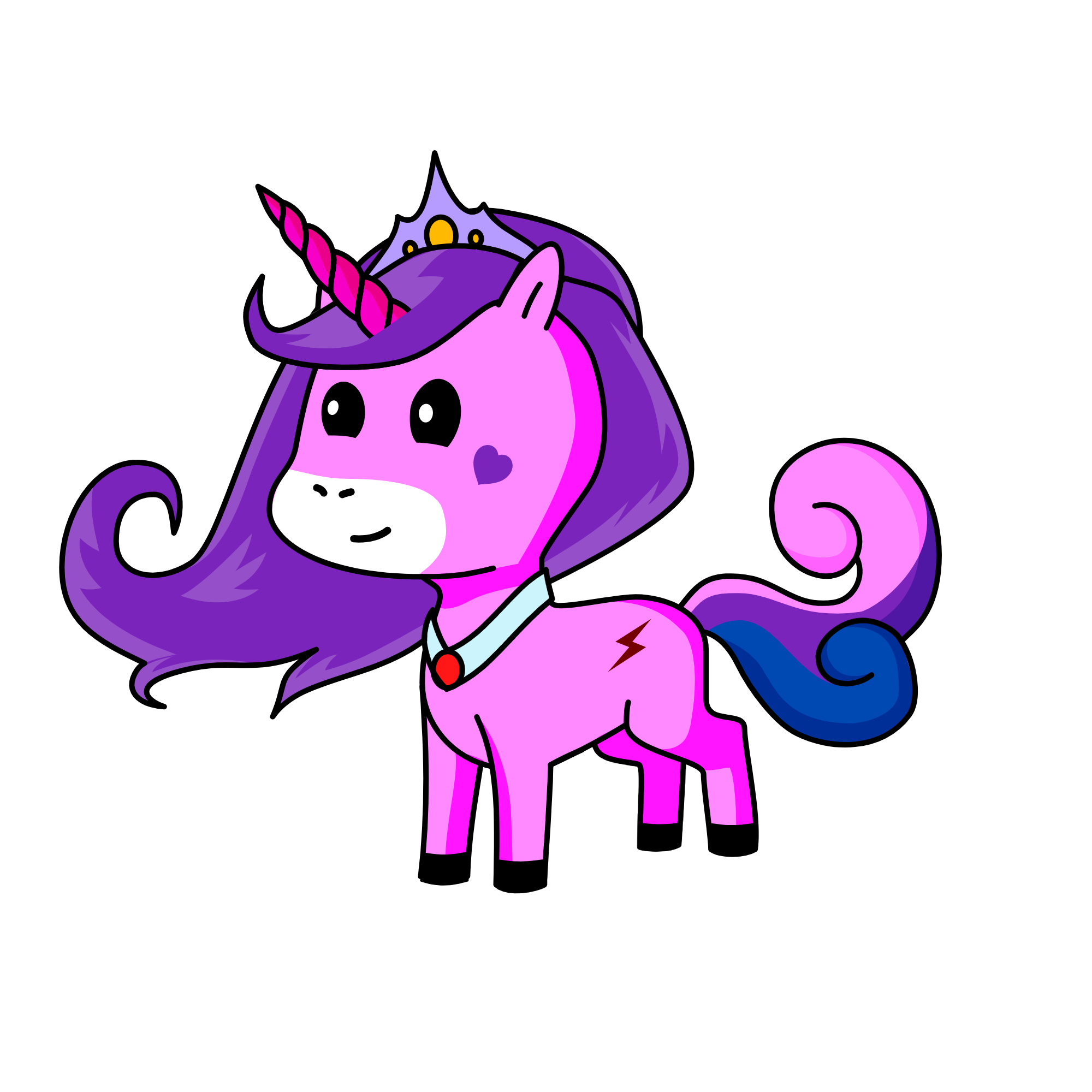 winter, the unicorn