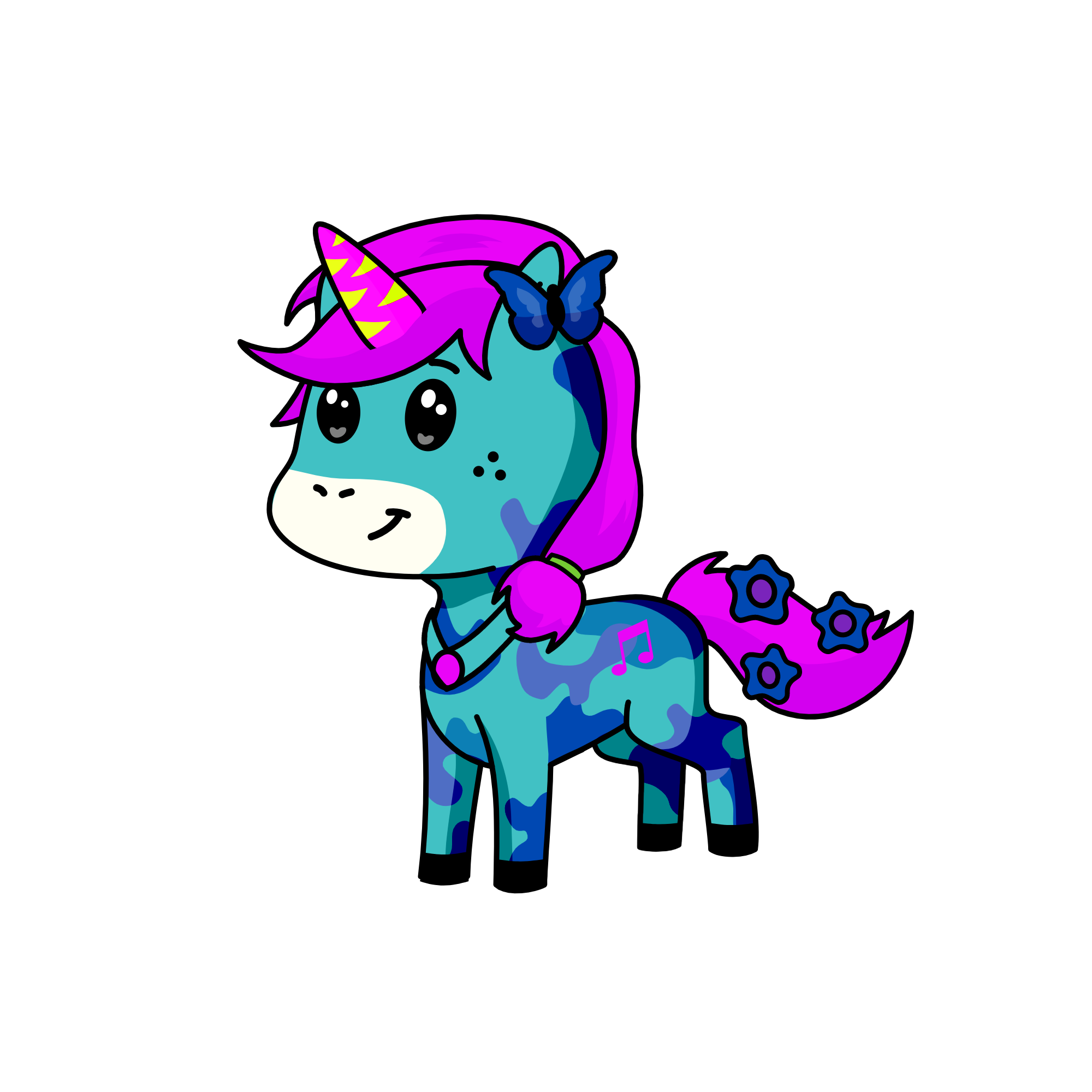 Melodie, the unicorn