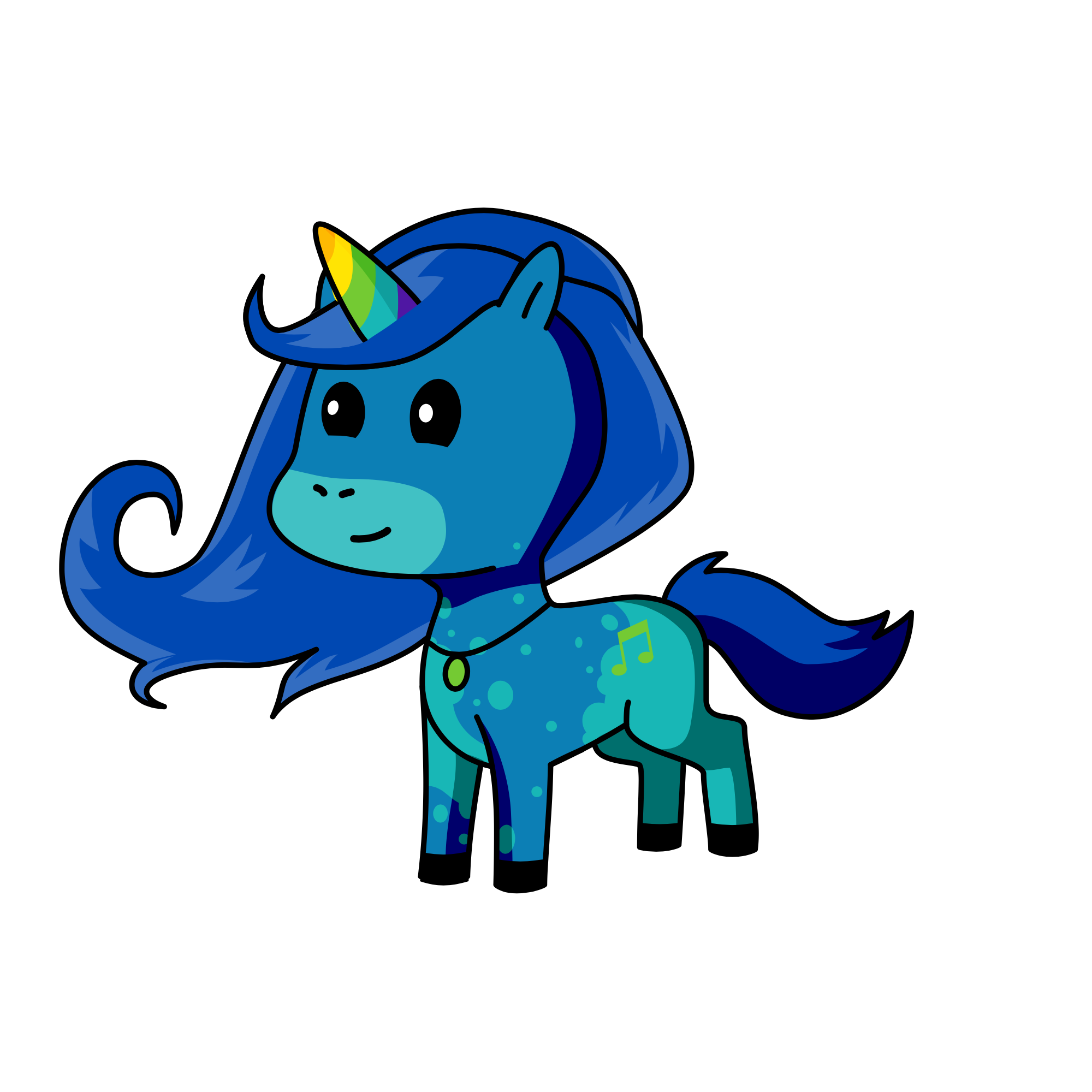 poop, the unicorn