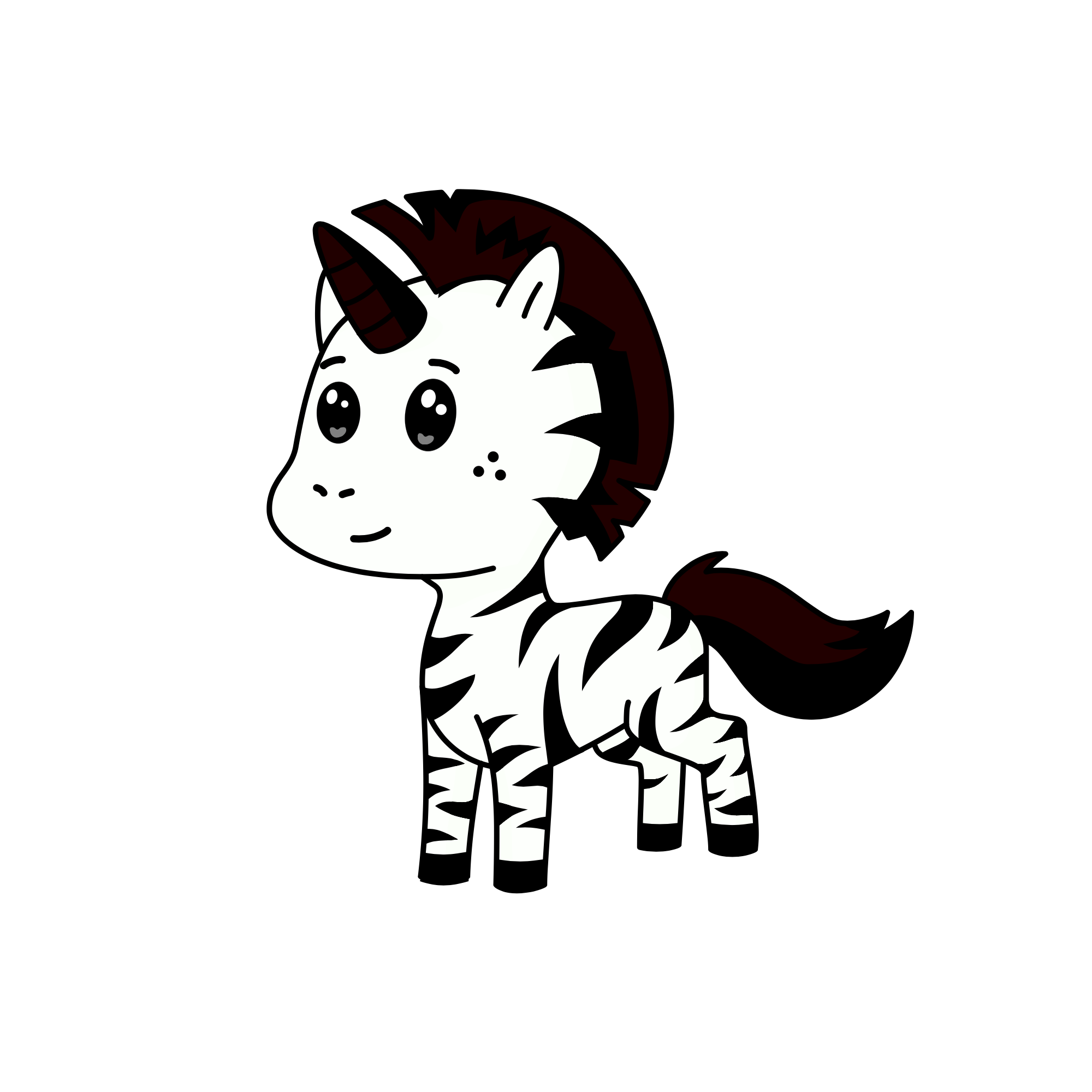 Zebra, the unicorn