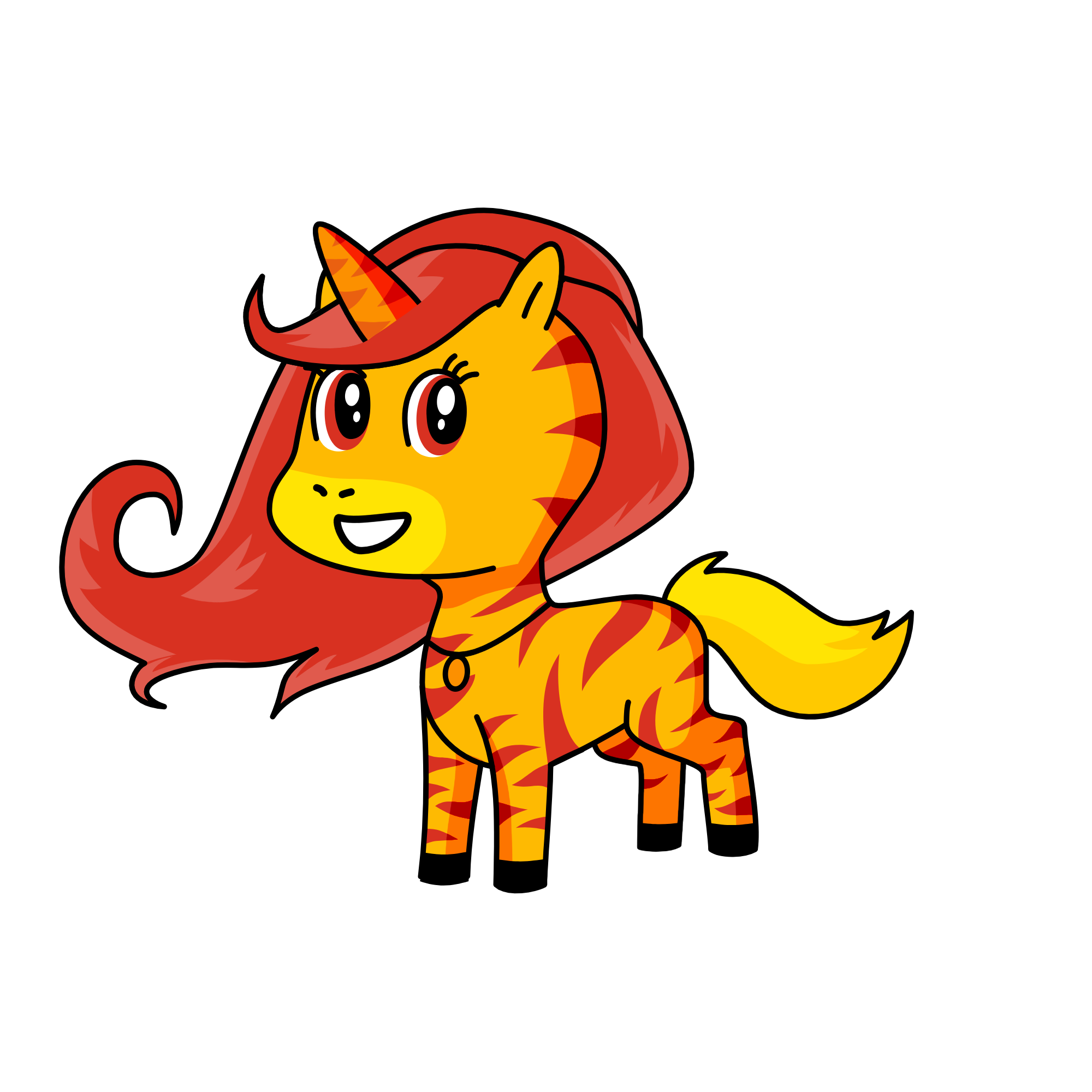 Fire, the unicorn