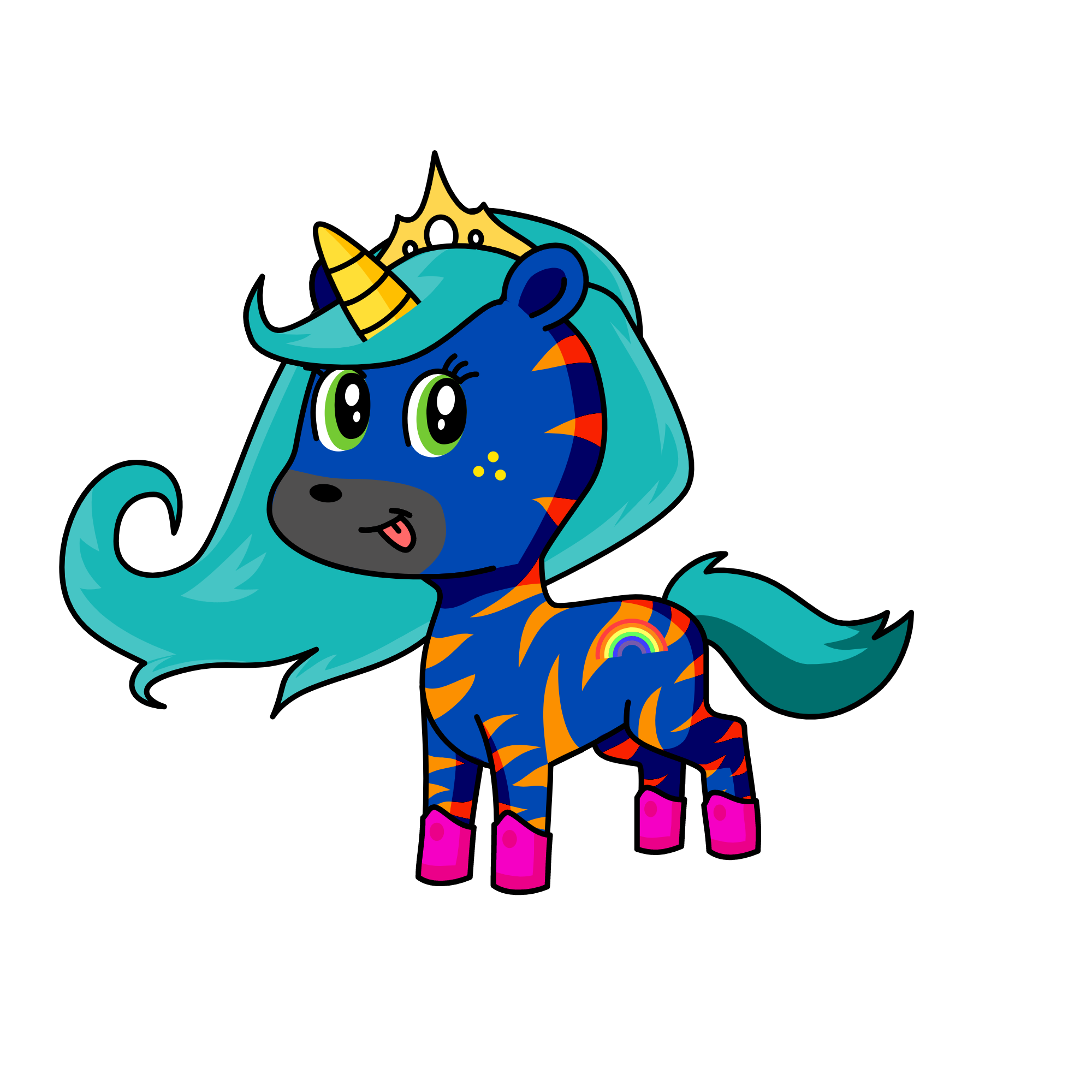 Winter, the unicorn