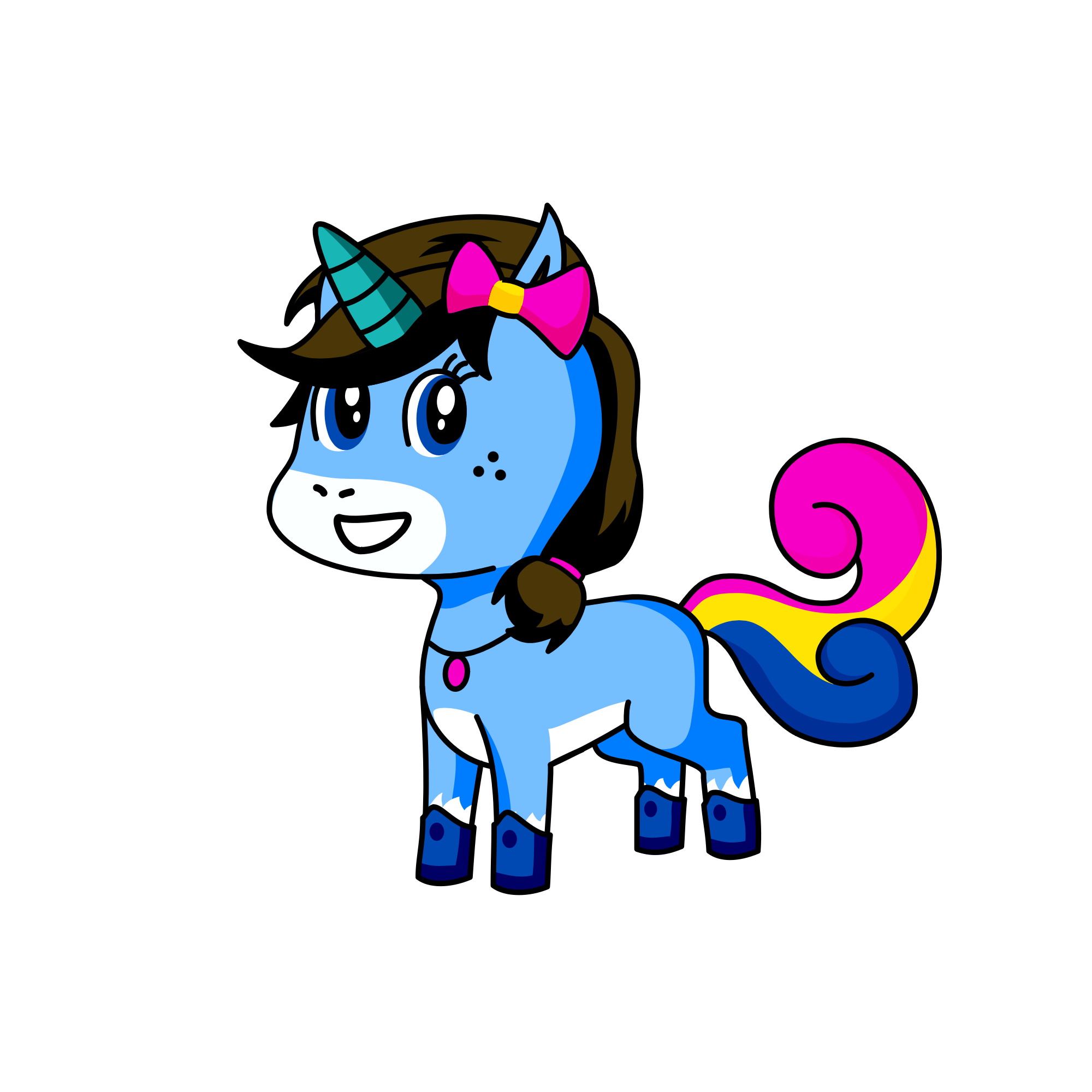 Emily, the unicorn