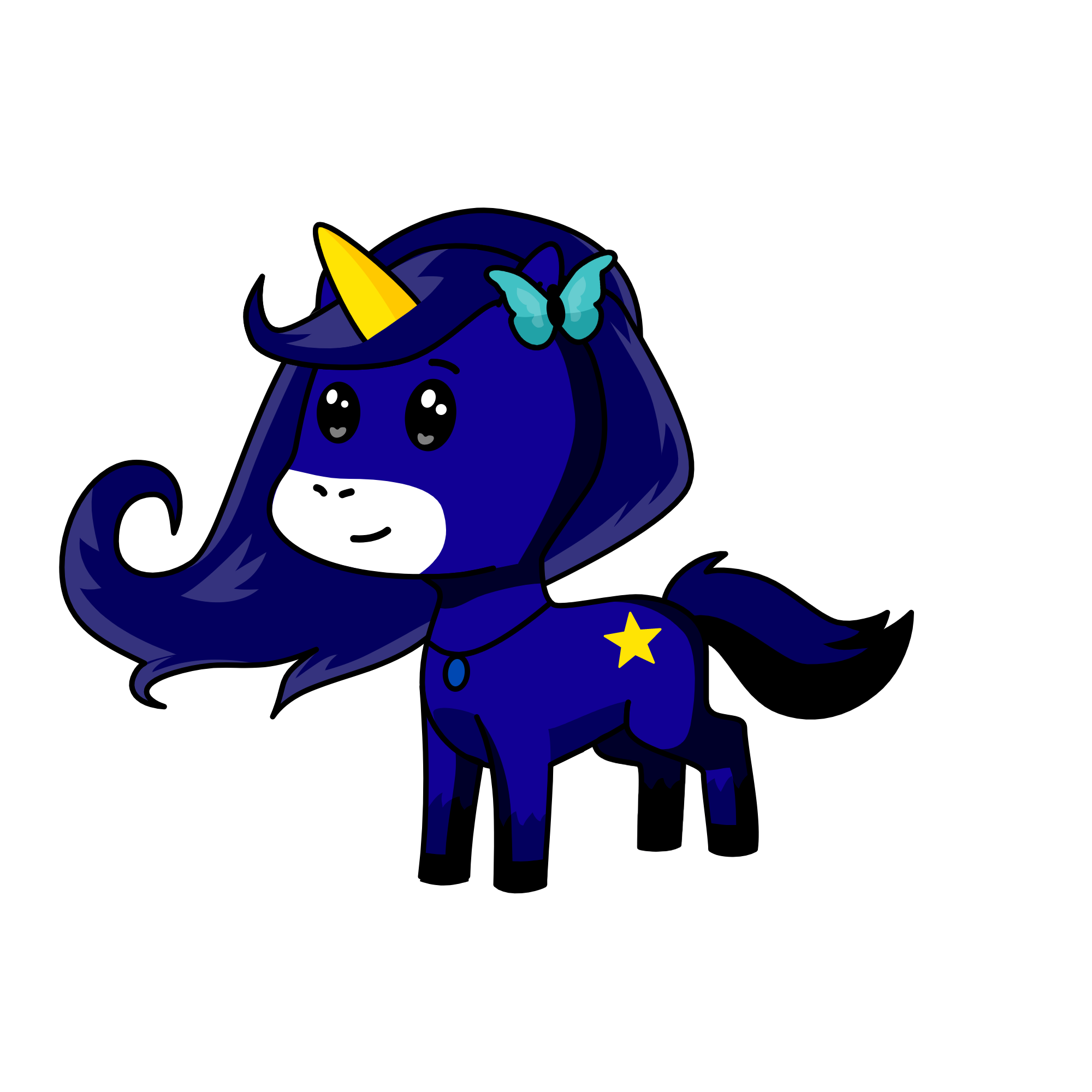 Luna, the unicorn