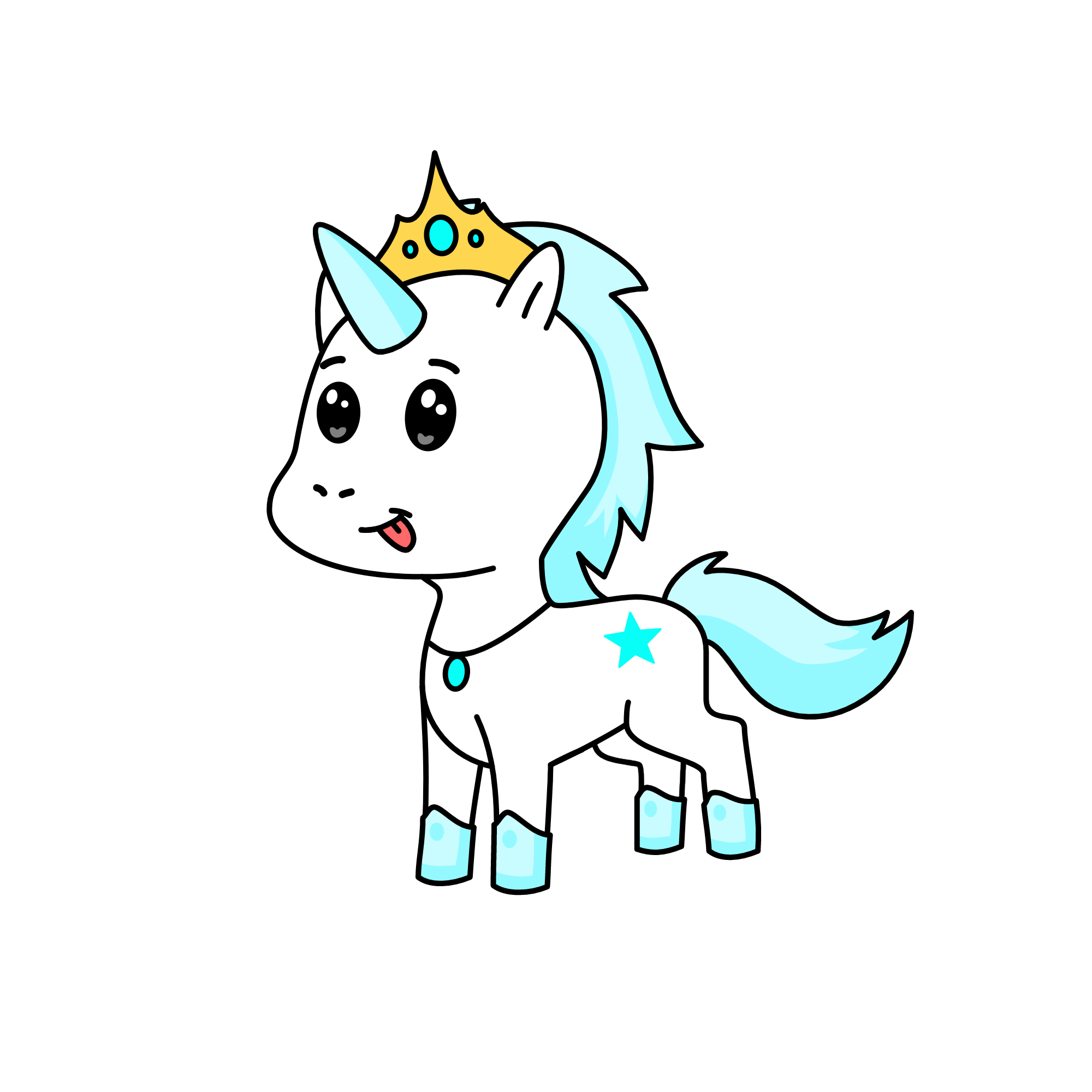 Snowy, the unicorn