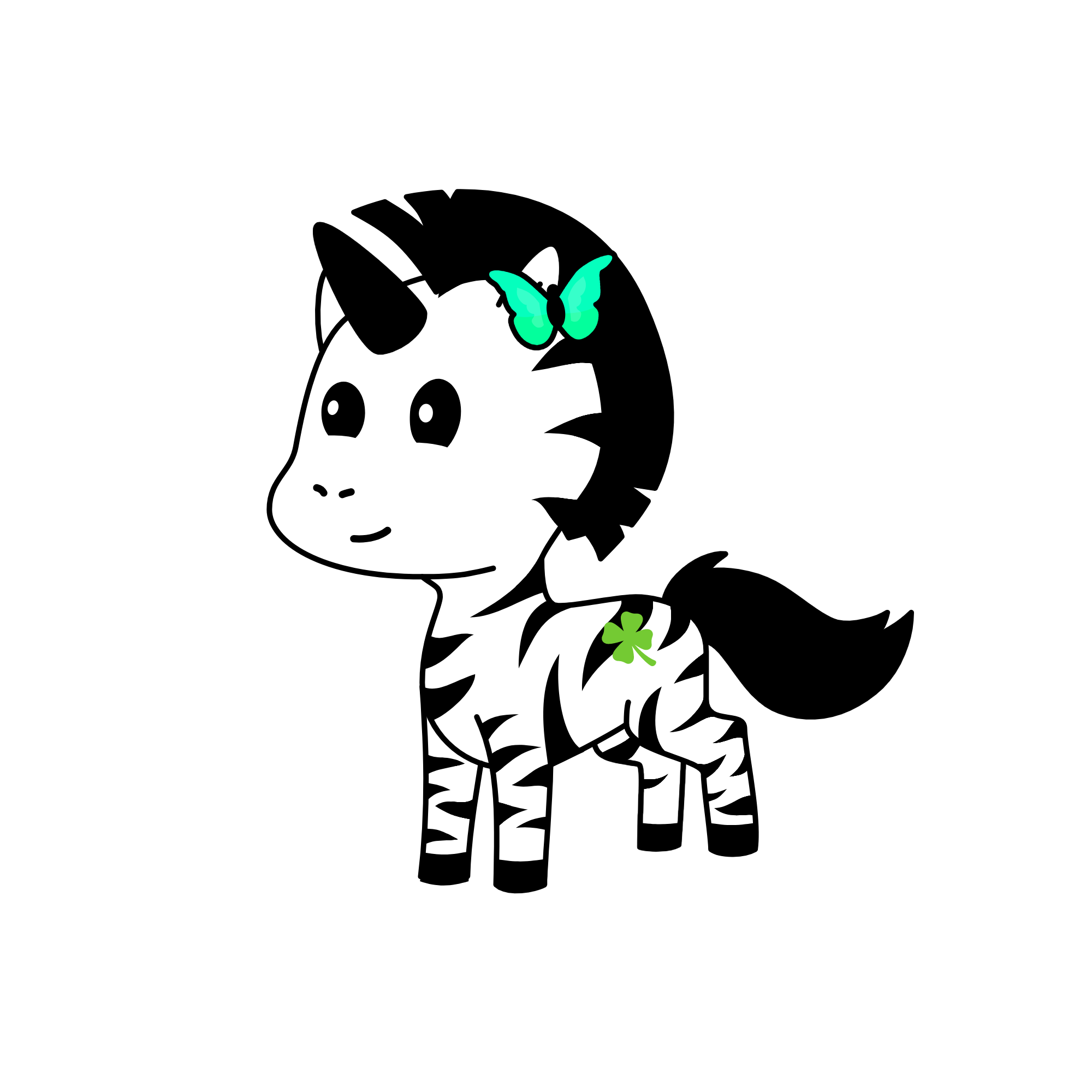 Zebra, the unicorn