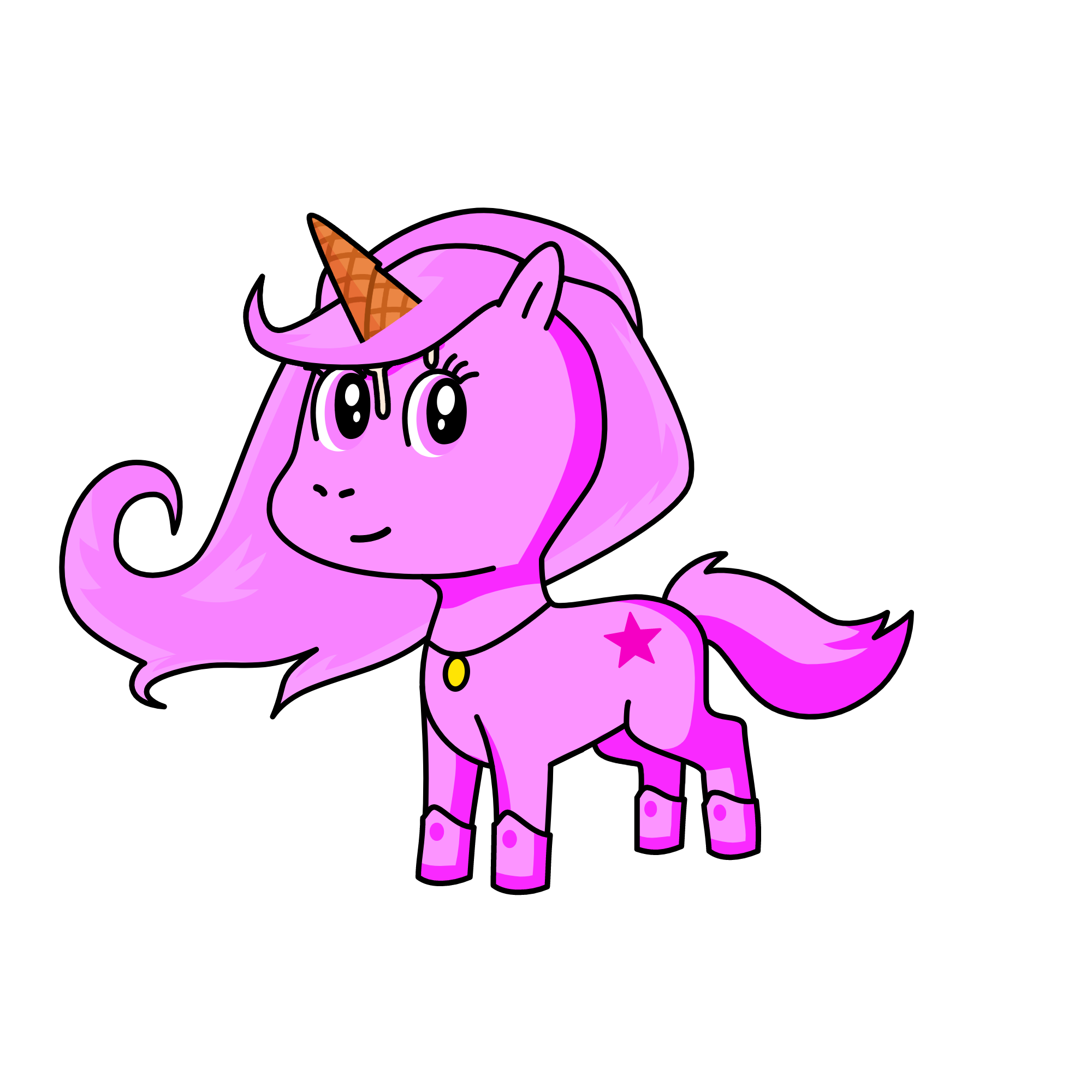 Fresita , the unicorn