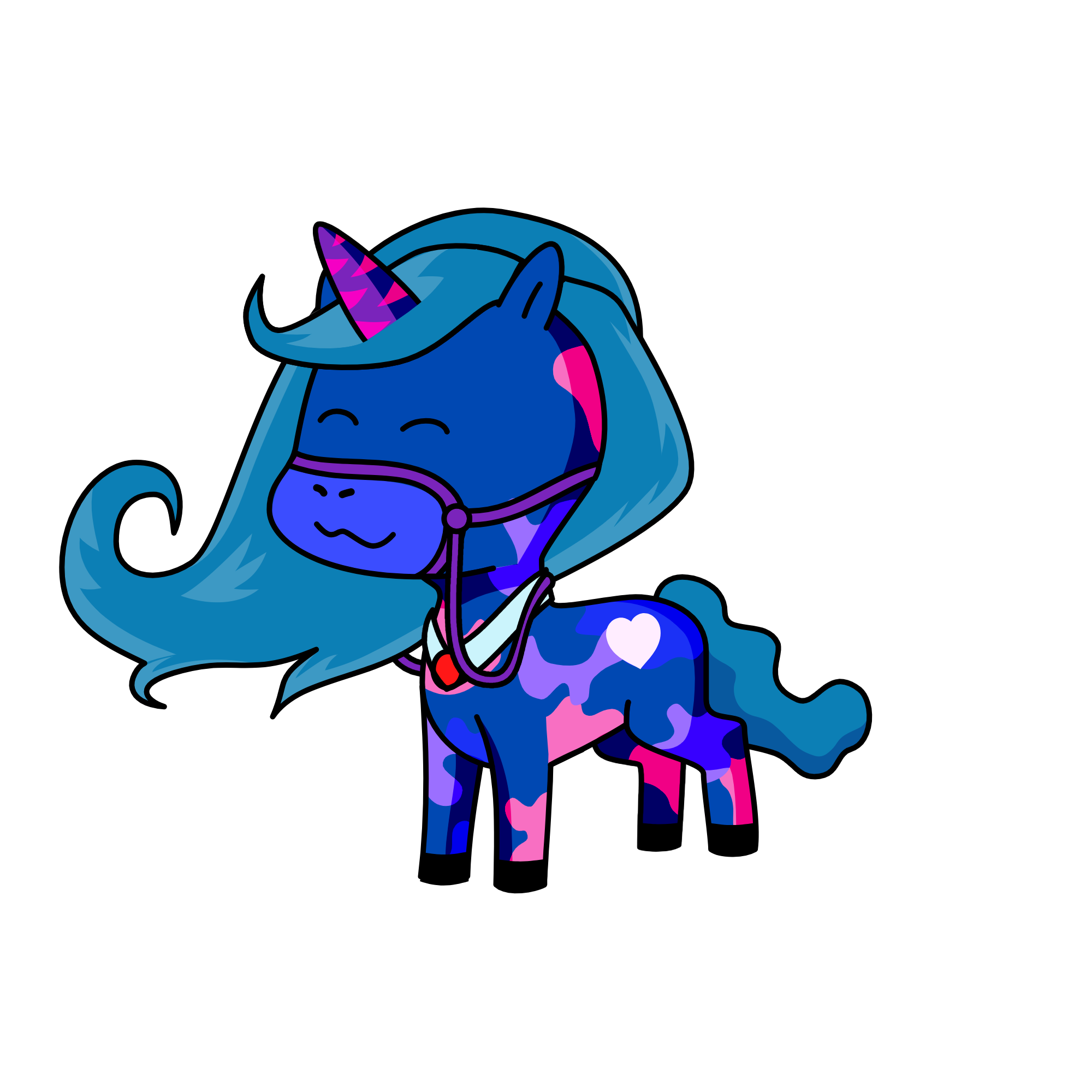 coral, the unicorn