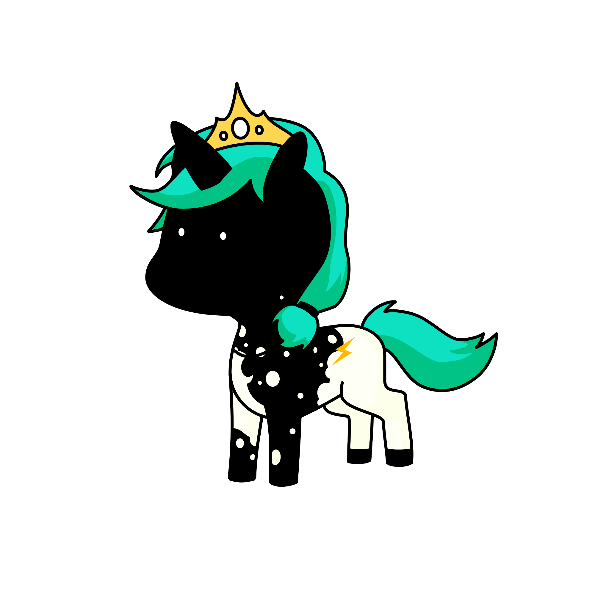 Black Princsses, the unicorn