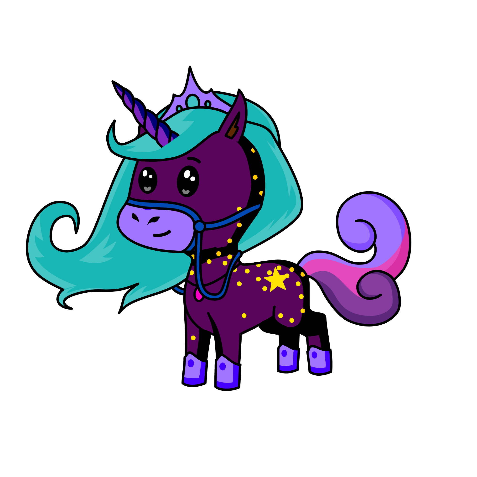 Galaxy Queen, the unicorn