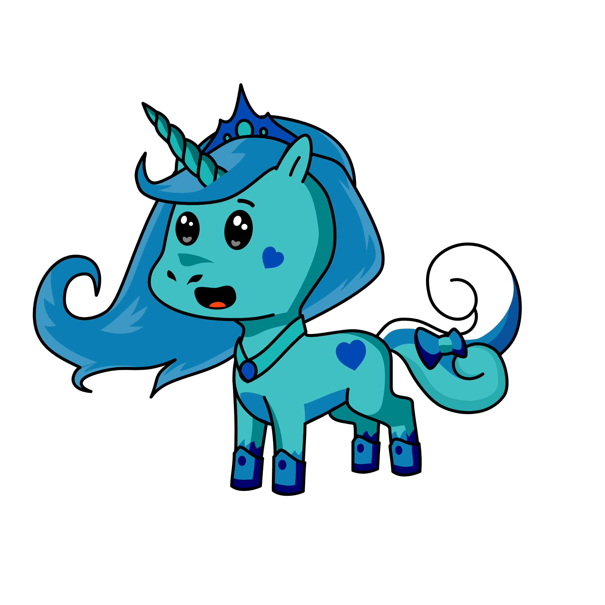 Princess Winter, the unicorn