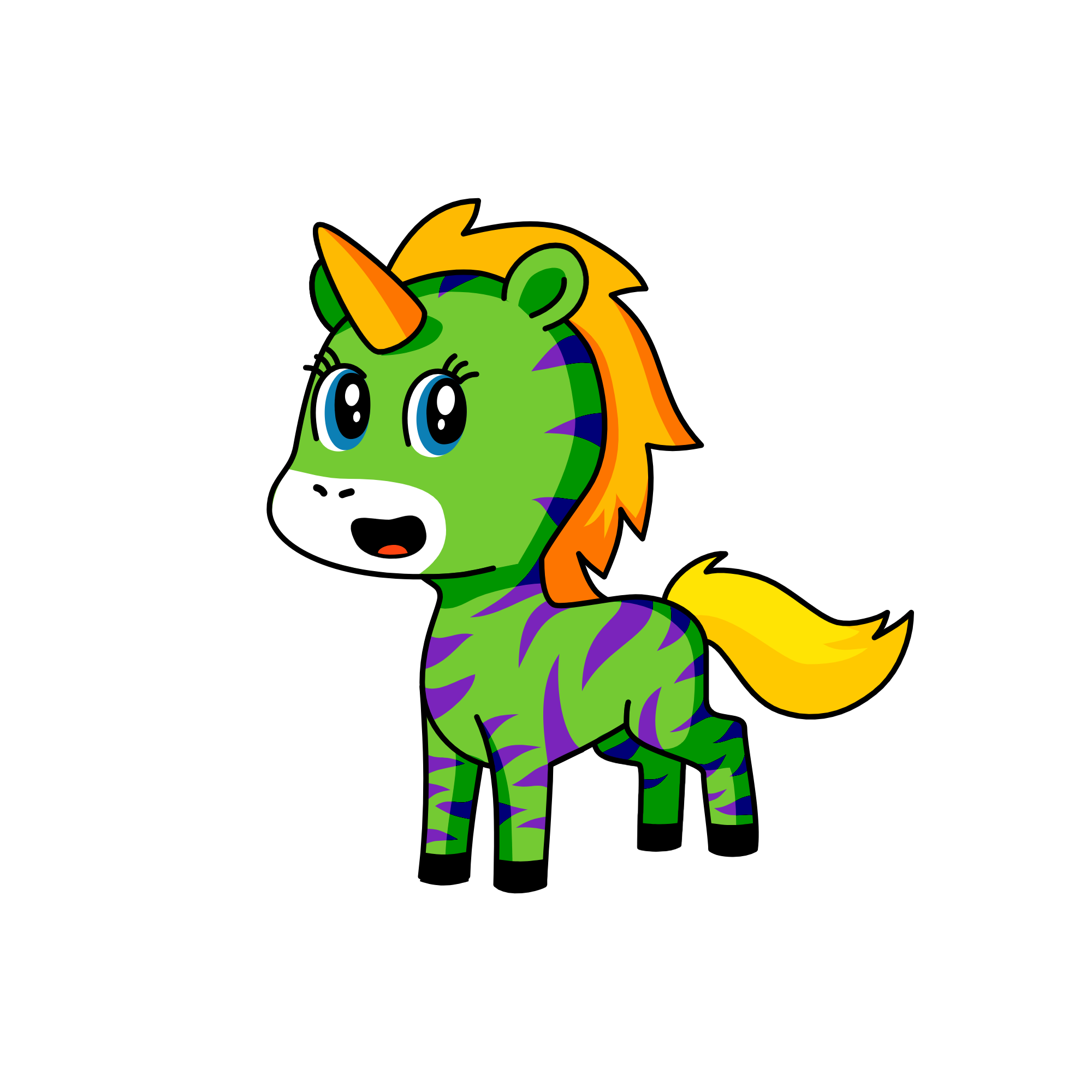 Tiger, the unicorn