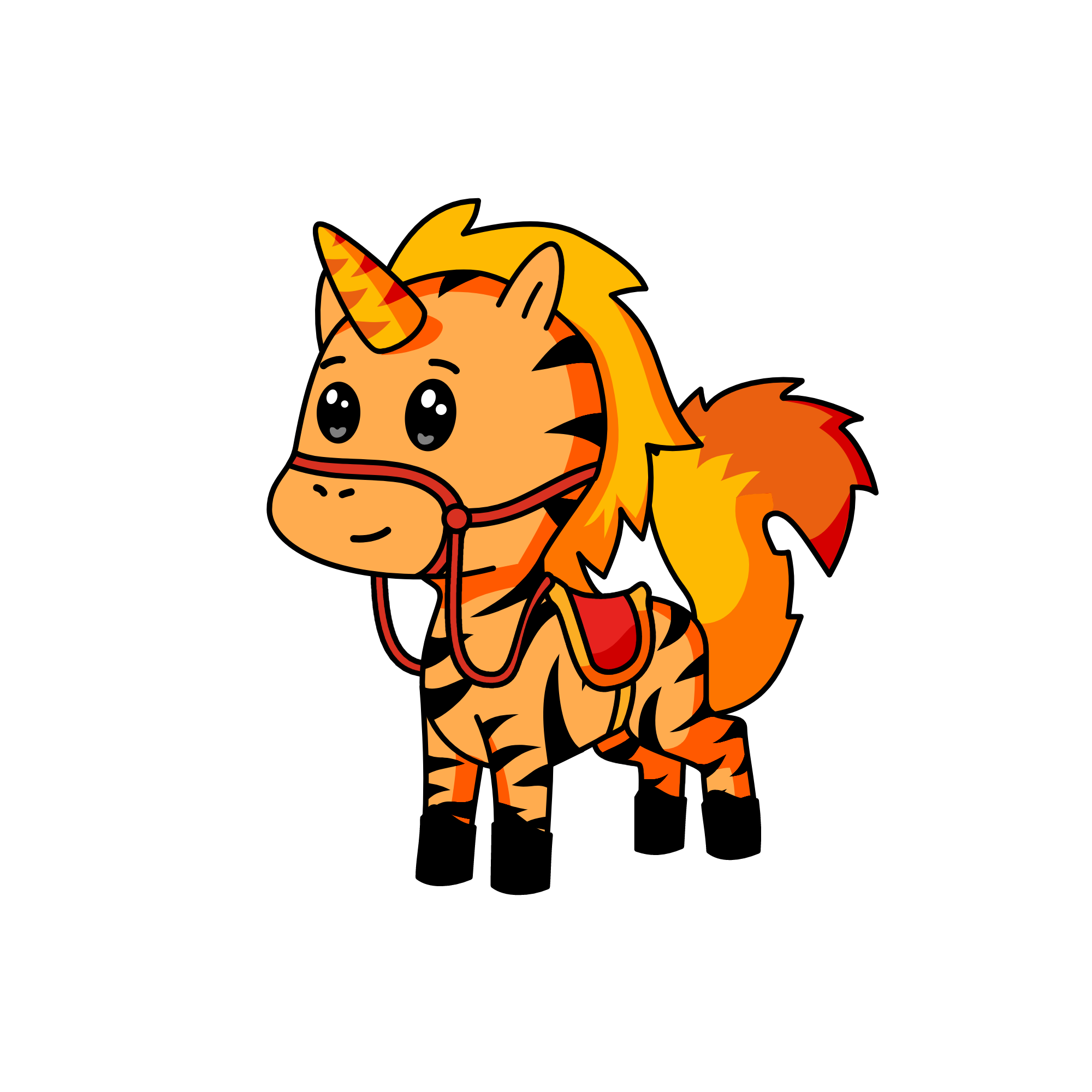 liam the unicorn that looks like a tiger, the unicorn