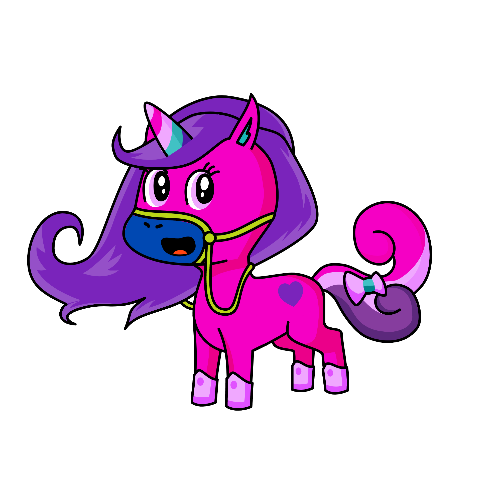 م, the unicorn