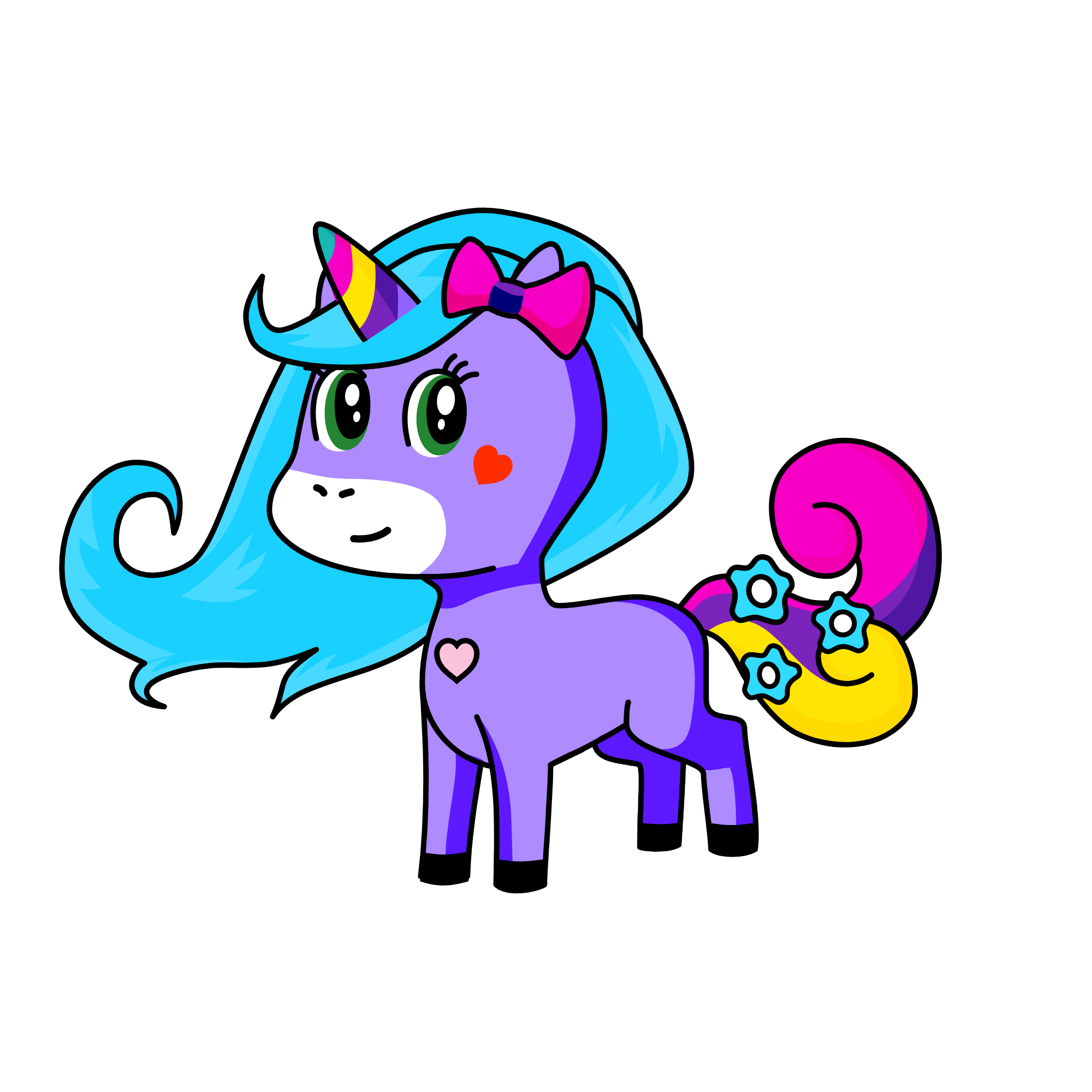 Rose, the unicorn