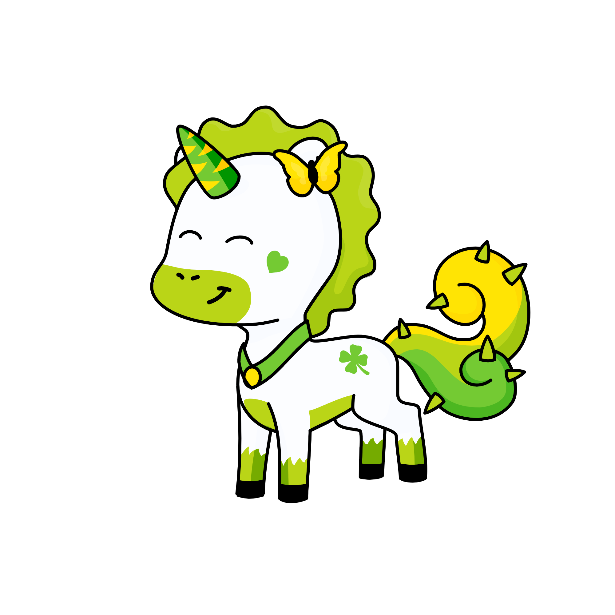 Clover, the unicorn